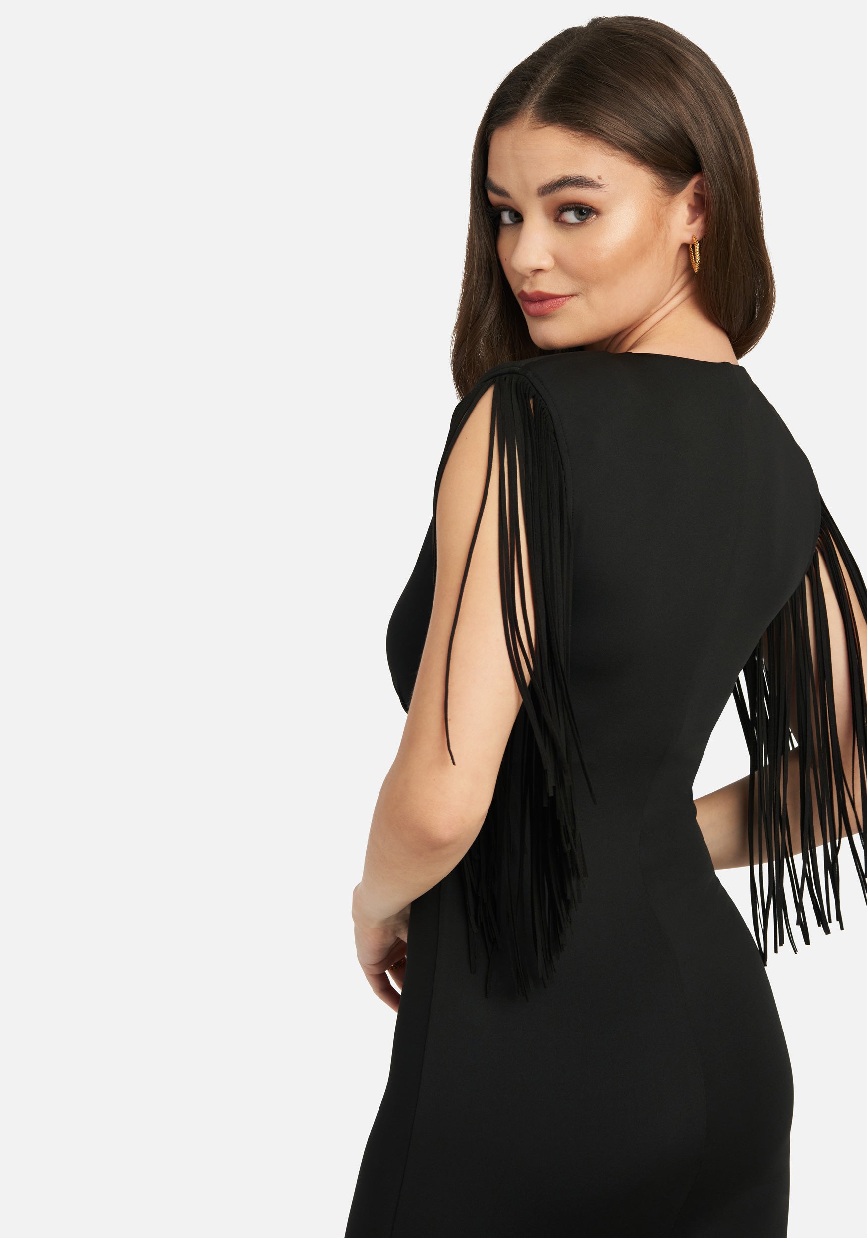 Festival Fringe Knit Dress