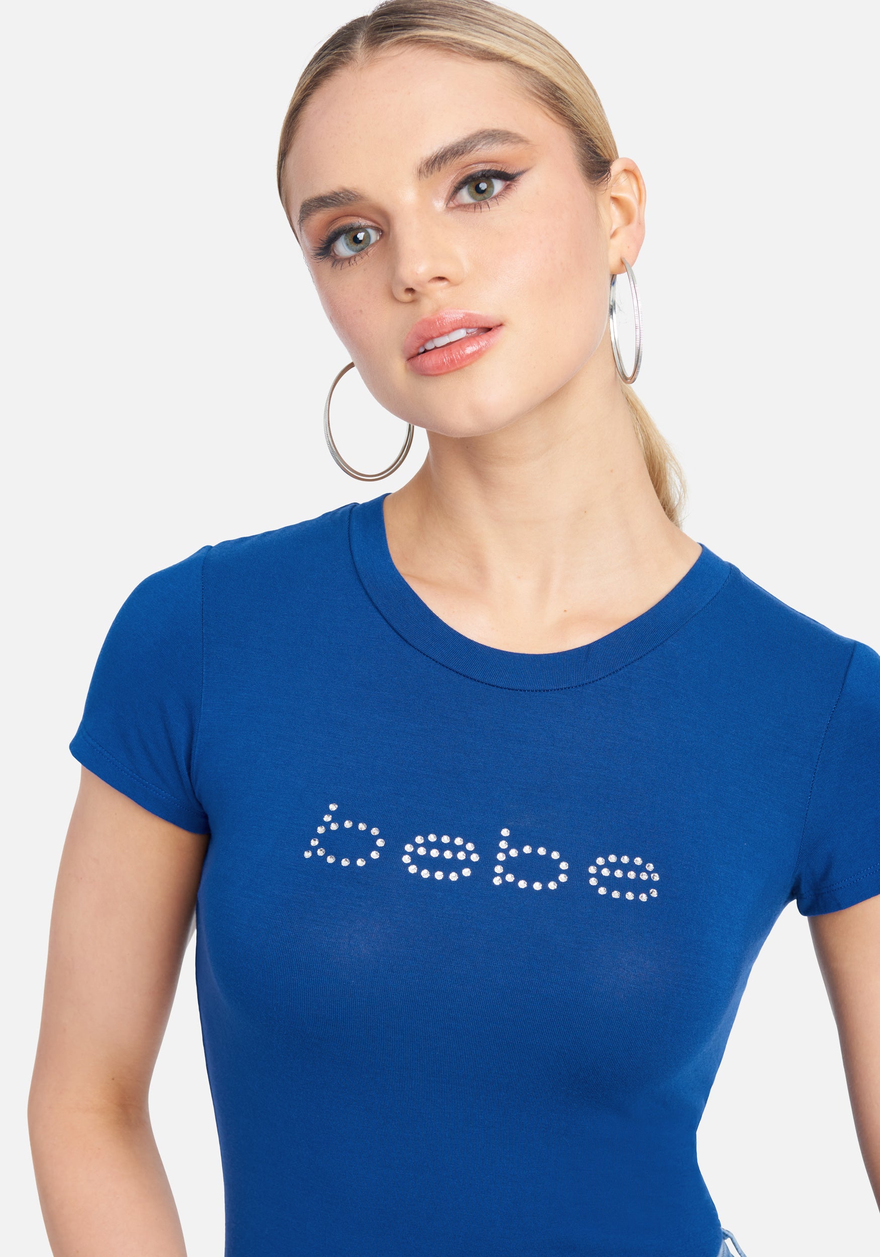 Crystal Logo Short Sleeve Tee