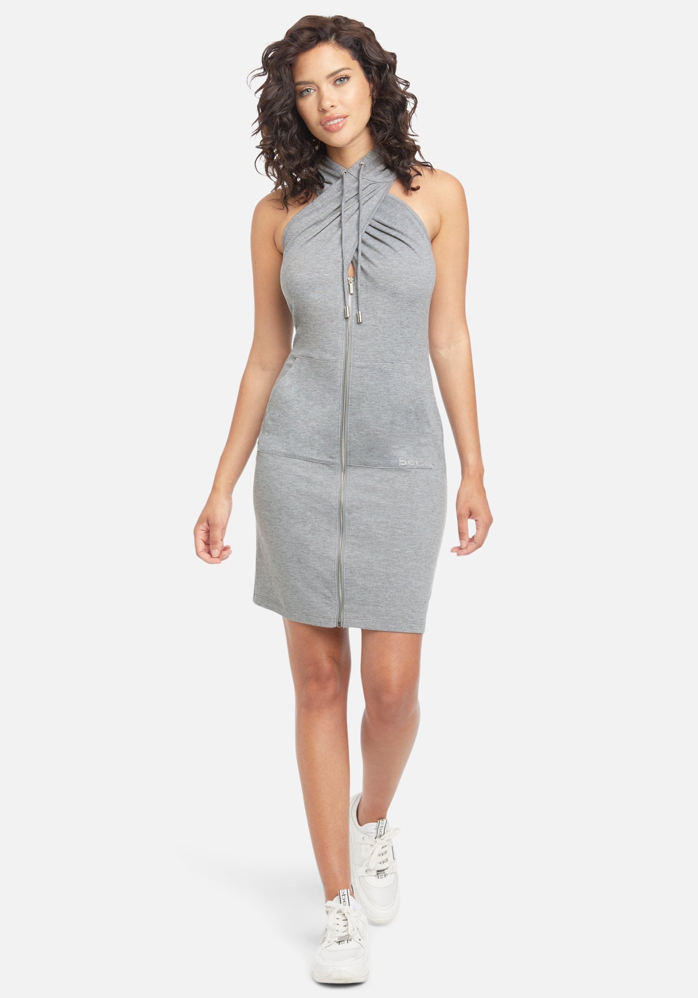 French Terry Halter Tank Dress