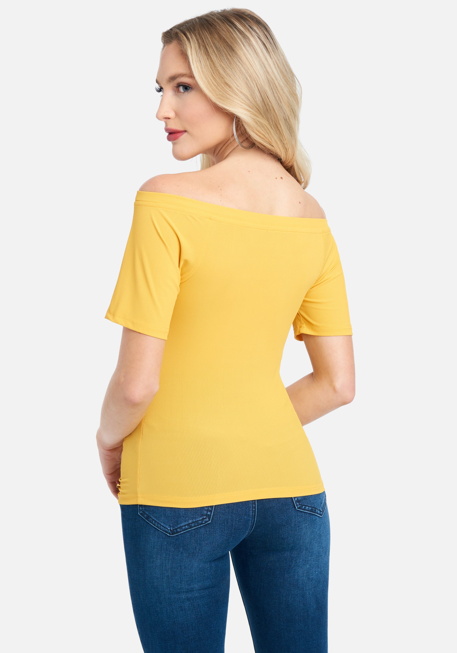 Off Shoulder Draw String Top