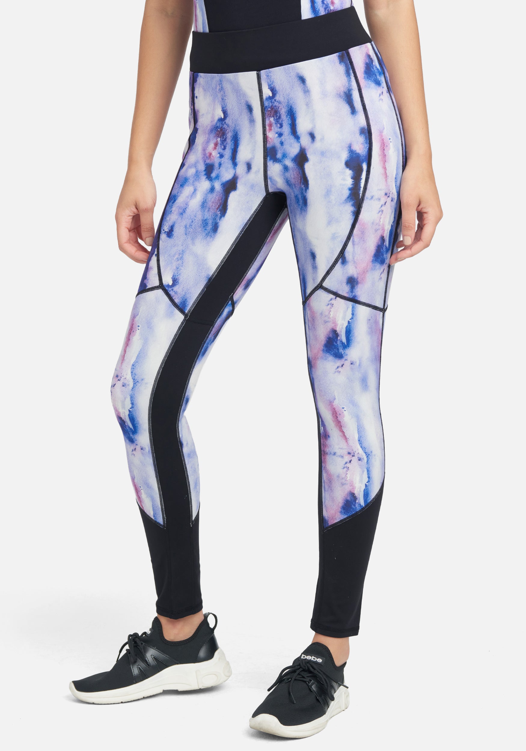Bebe Logo Printed High Waist Legging