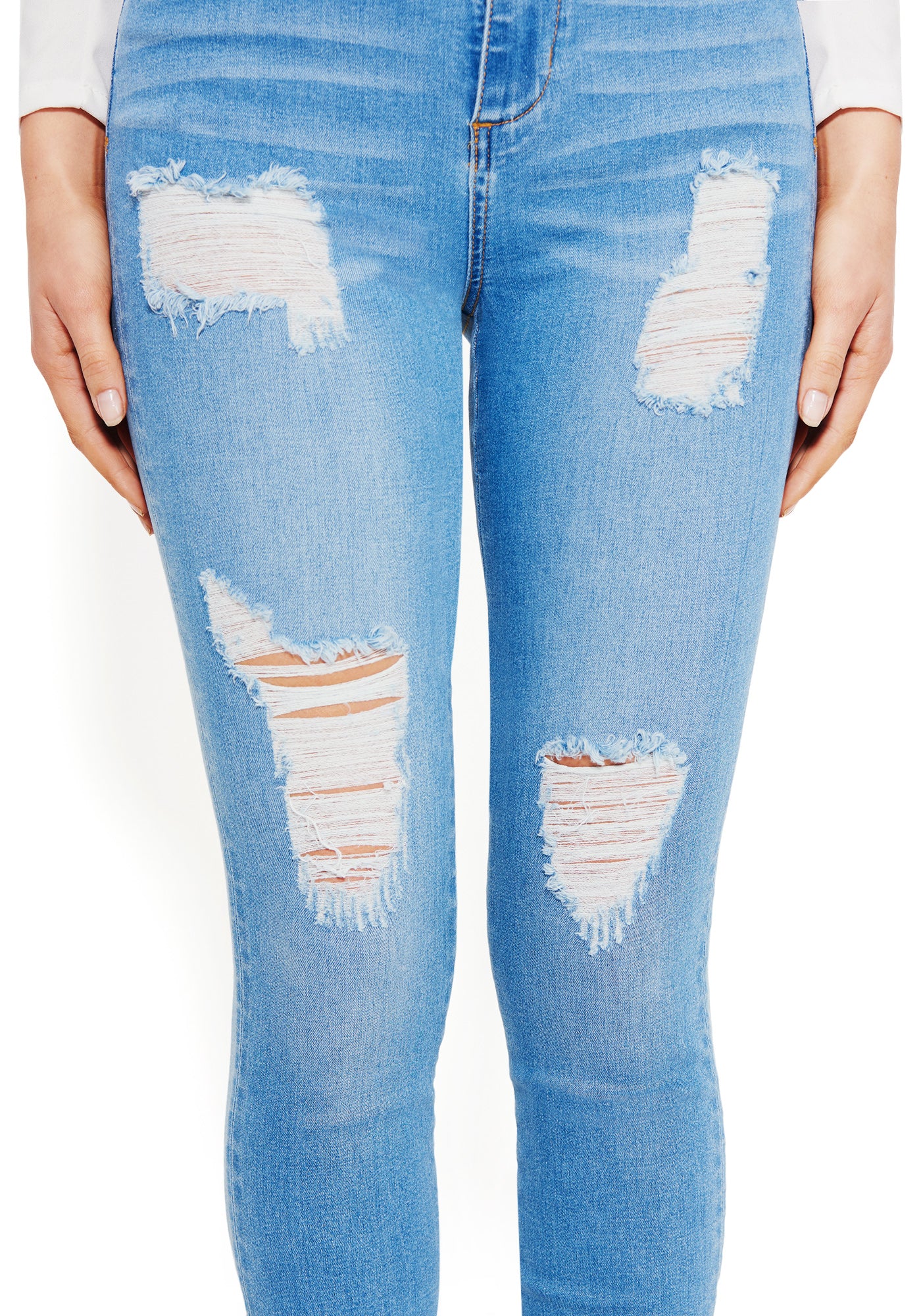 Destructed Skinny Jeans