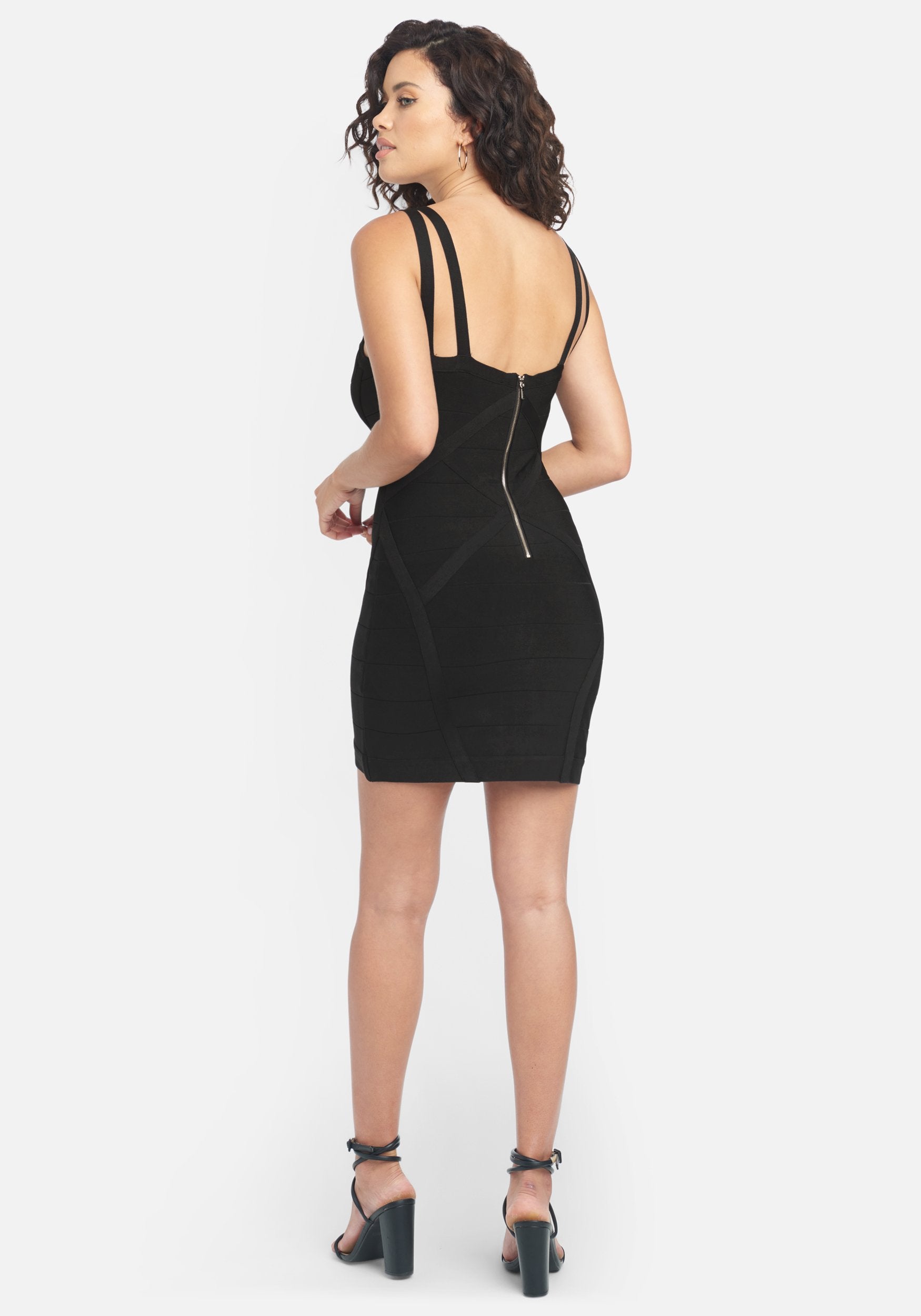 Multi Strap Bandage Dress