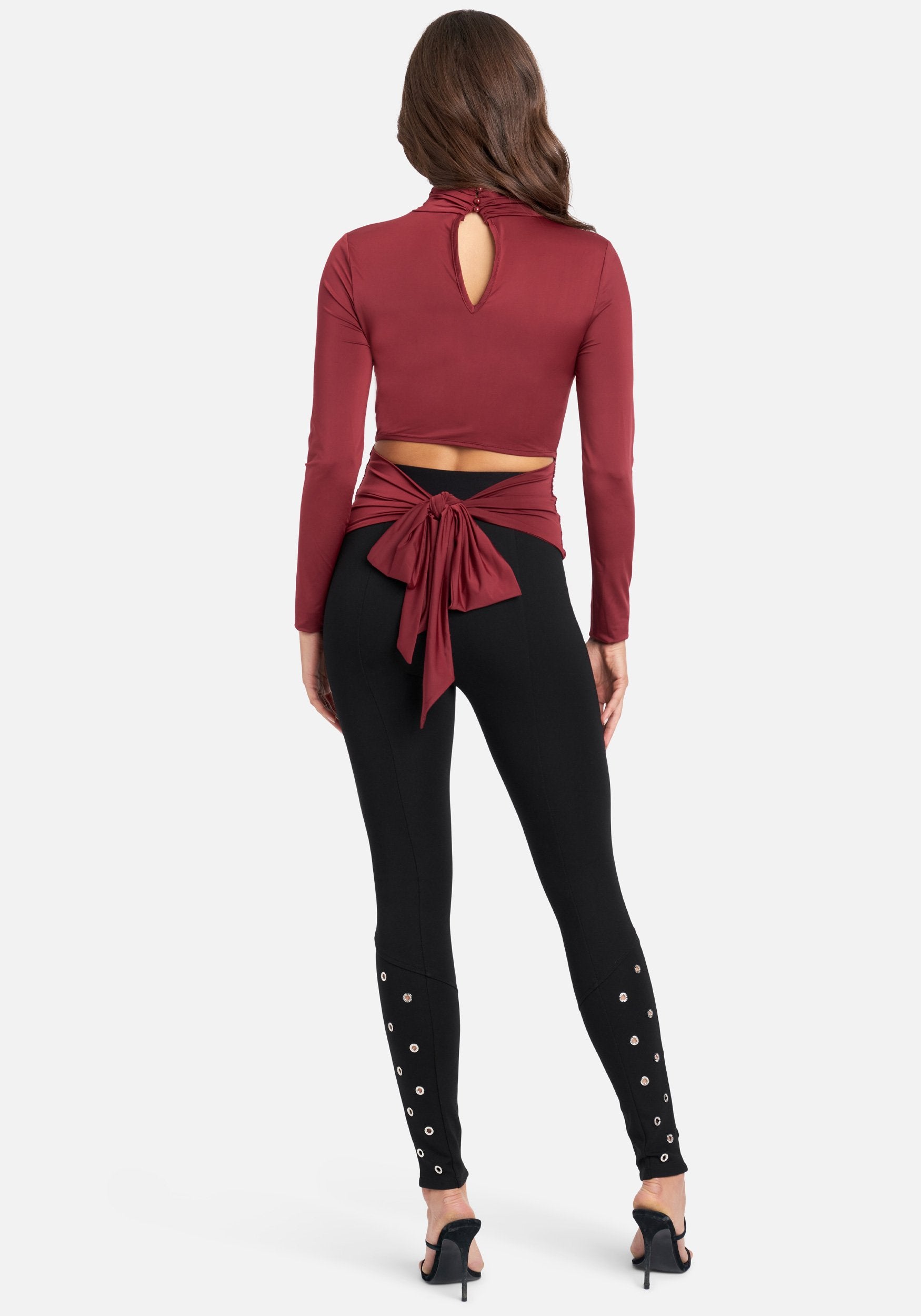 Grommet Detail Legging