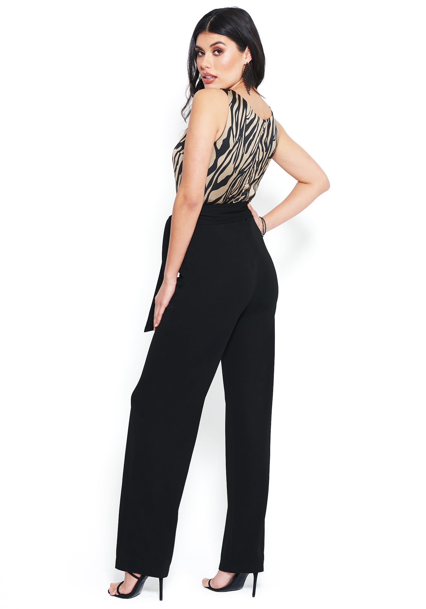 Print Bodice Jumpsuit