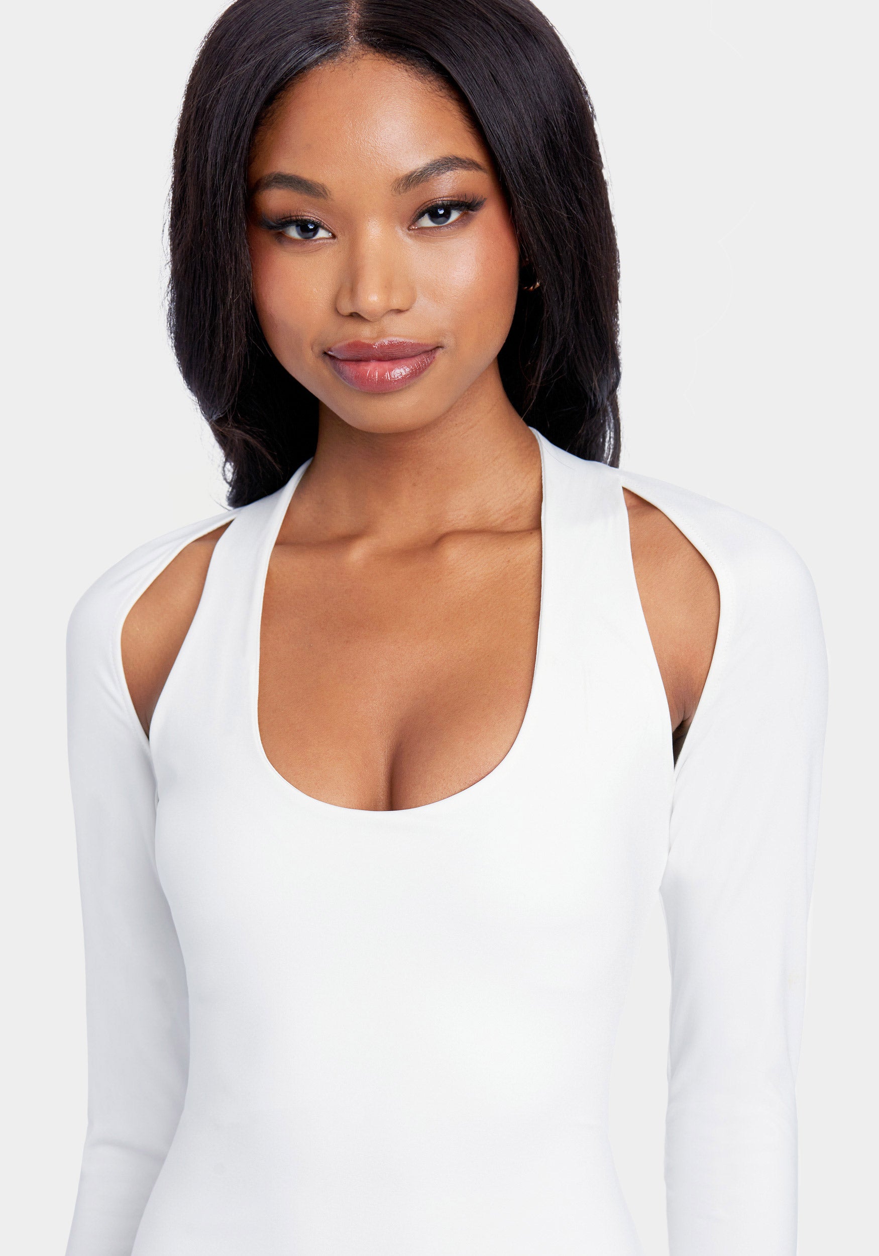 Cutout Knit Bodycon Dress