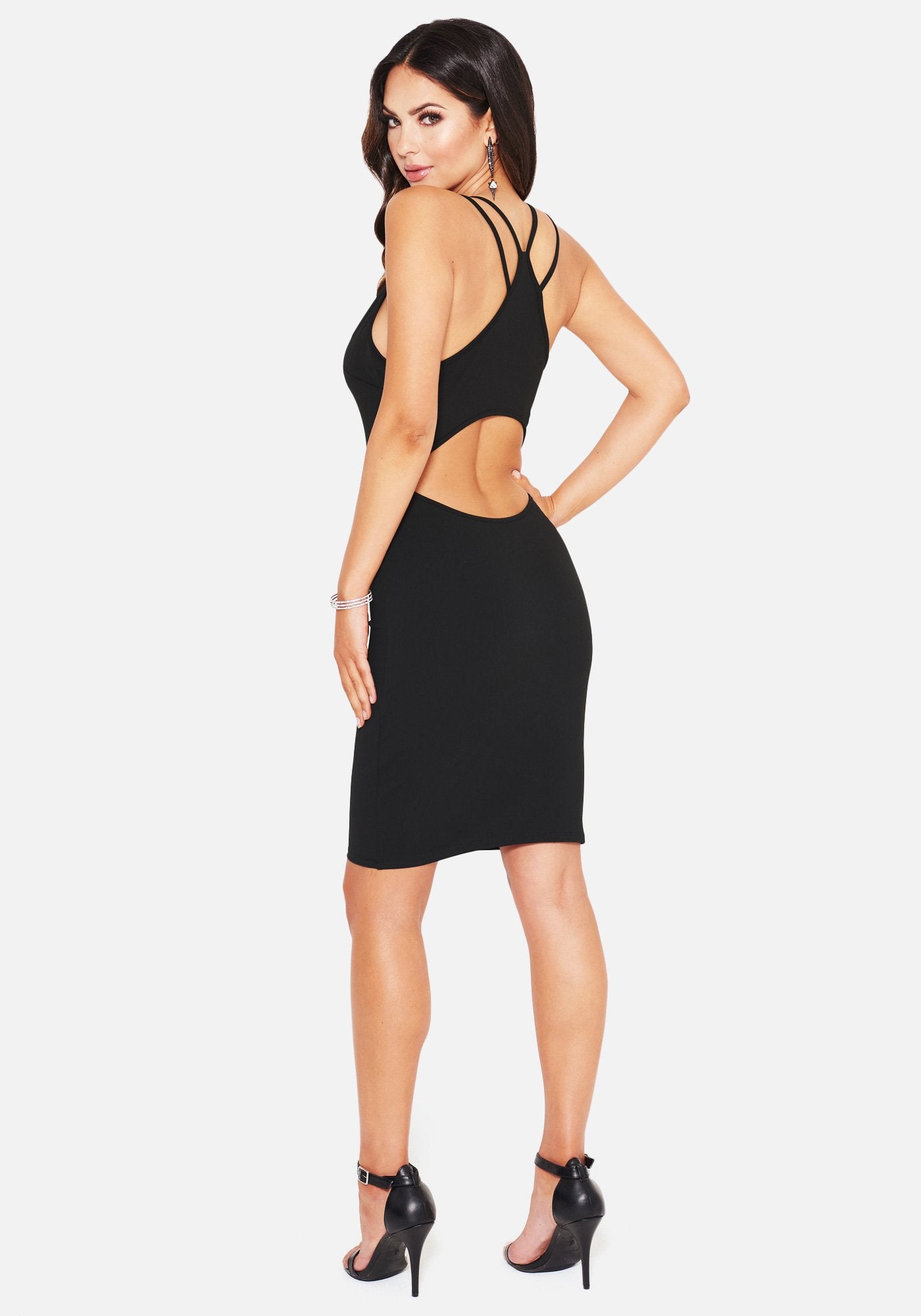 Open Back Mini Dress