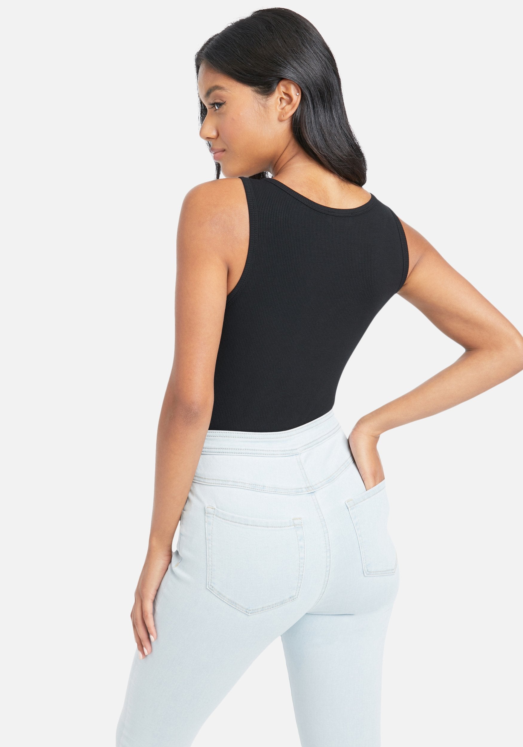 Crystal Logo V-Neck Tank Top