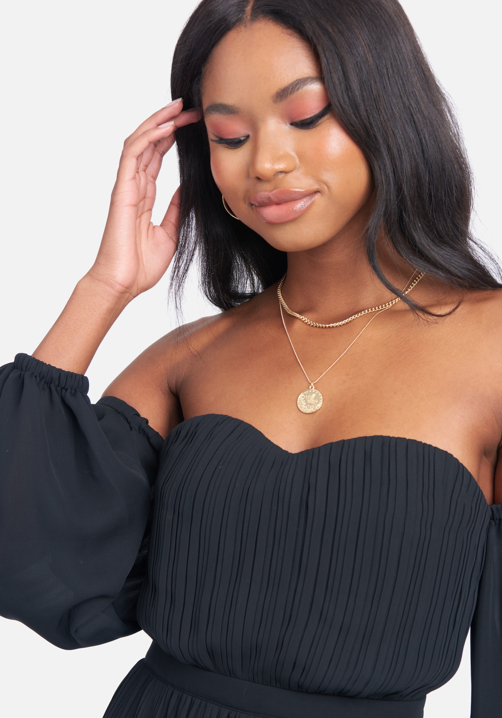 Front Slit Maxi Dress