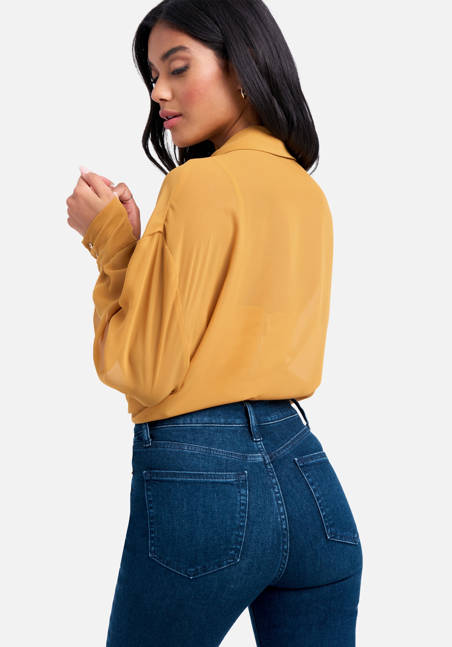 Satin Bustier Top With Matching Chiffon Blouse