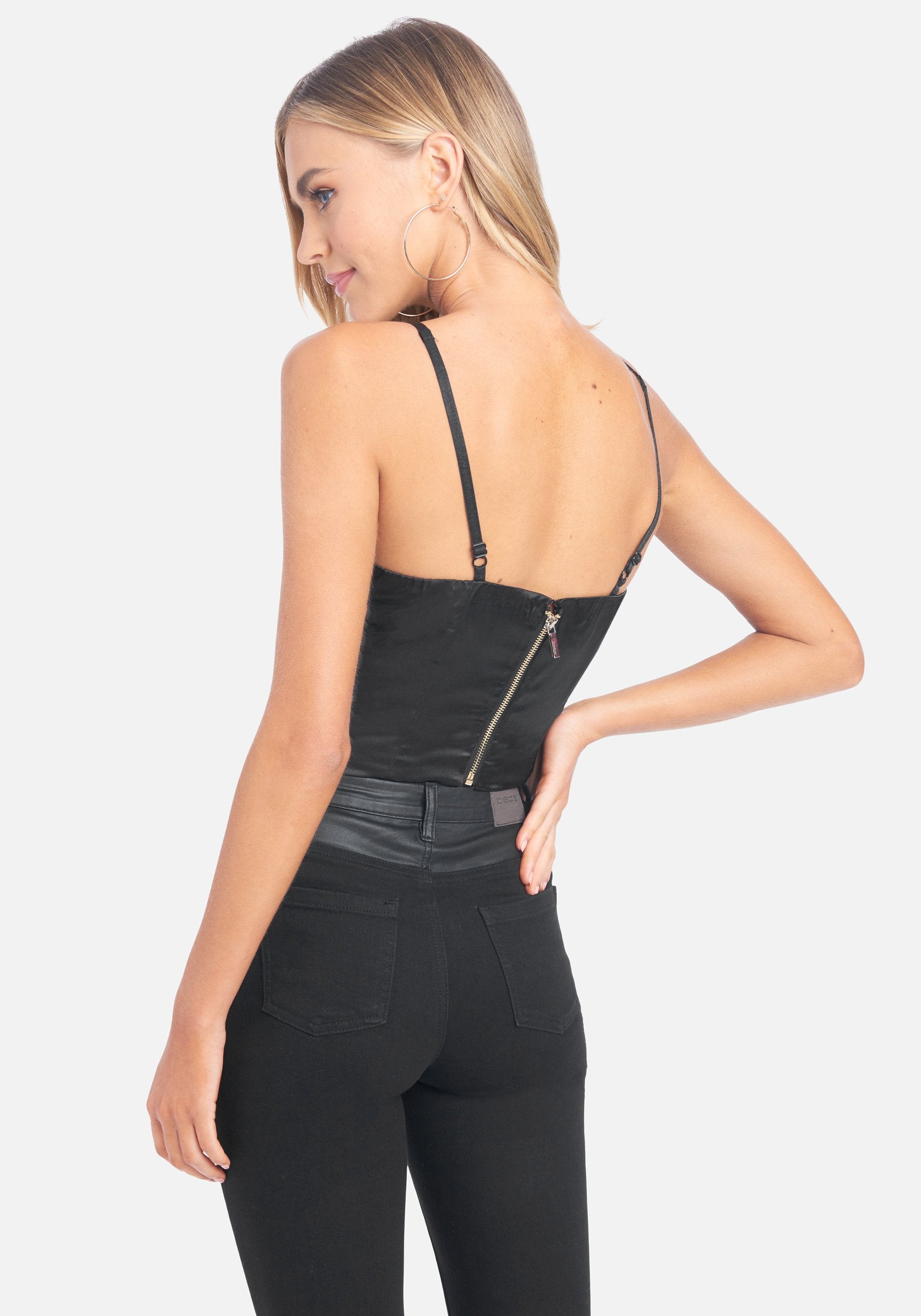 Metallic Foil Lace Bralette