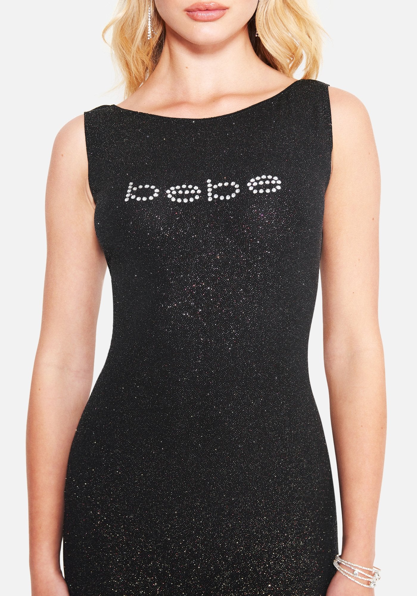 Glitter Logo Sleevless Dress