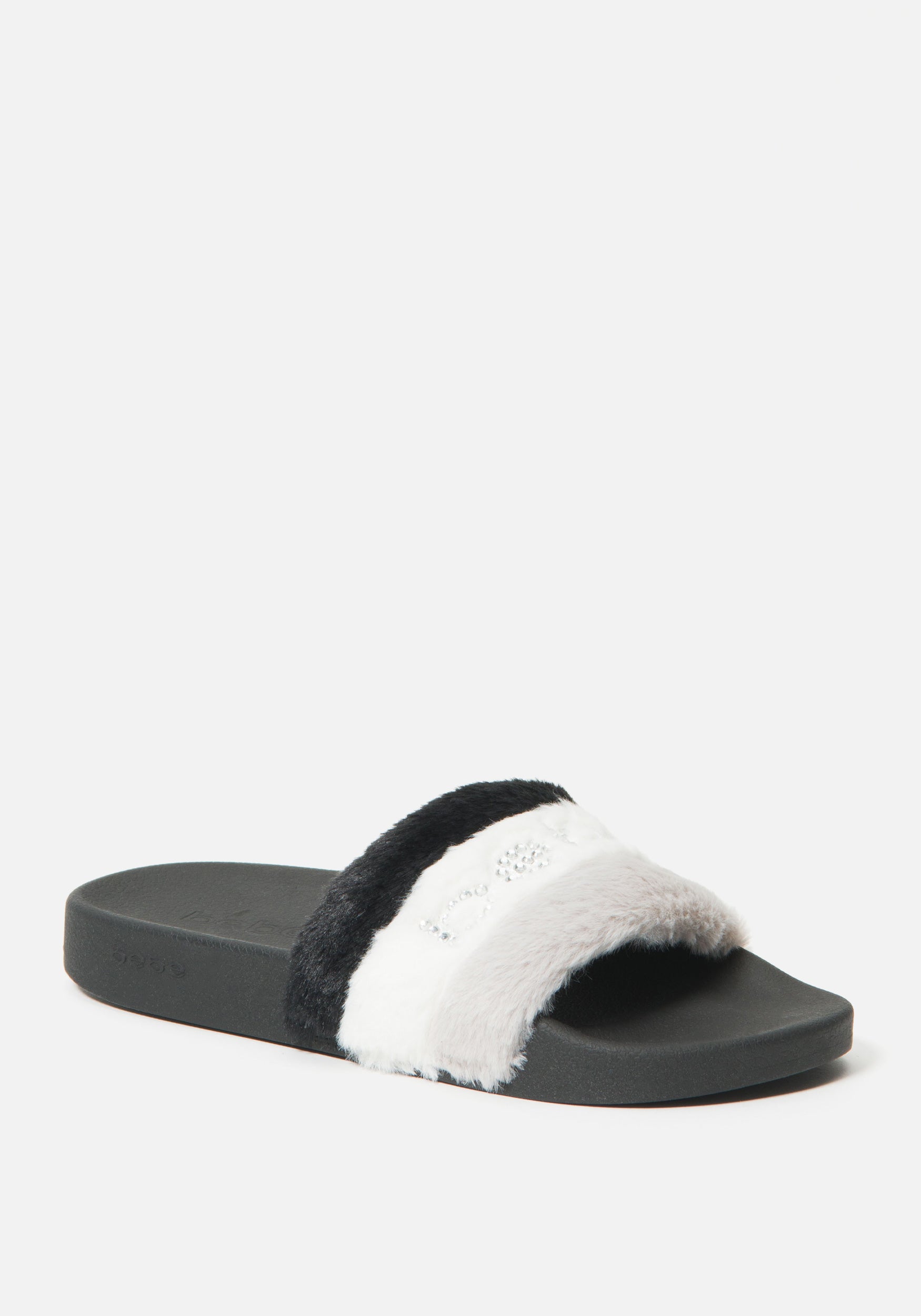 Fantasia Faux Fur Slides
