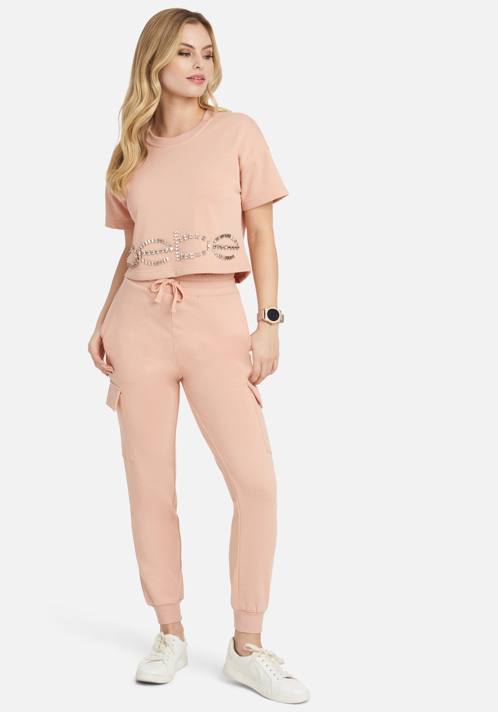 French Terry Patch Cargo Pocket Jogger