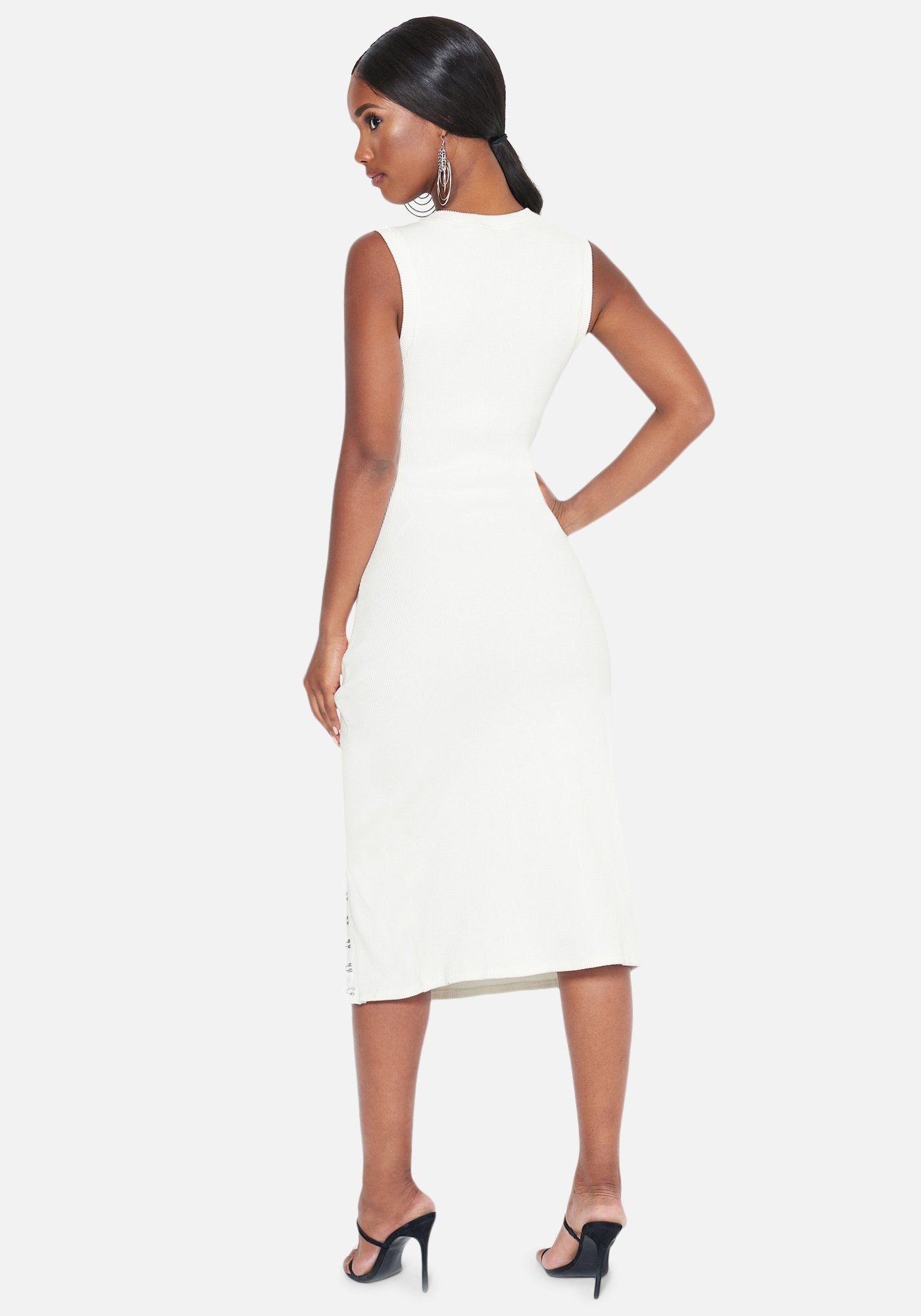 Hook And Eye Midi Dress
