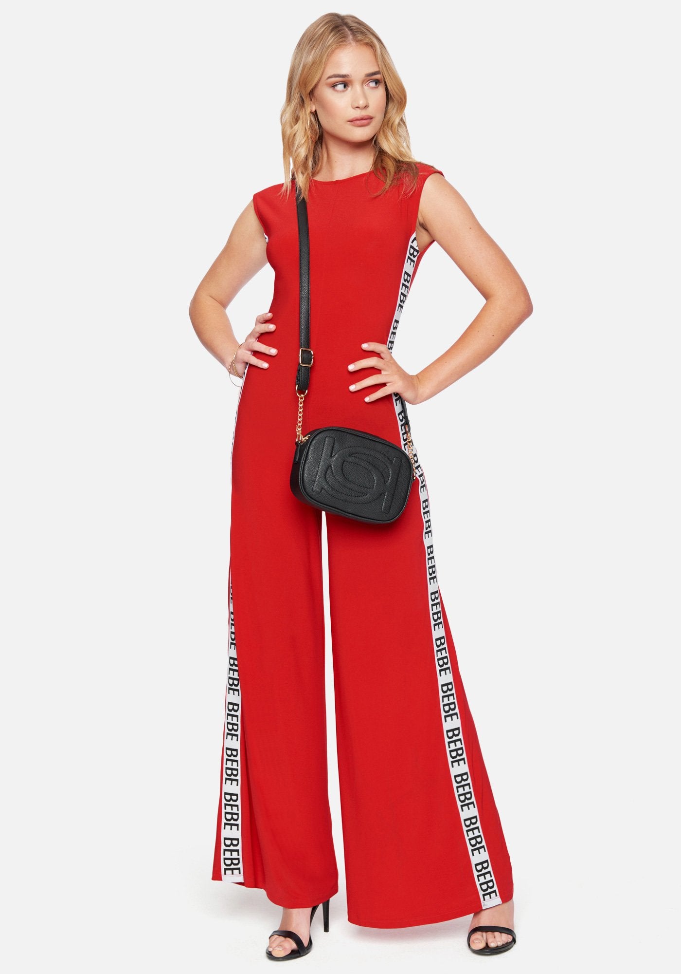 Logo Side Stripe Jumpsuit