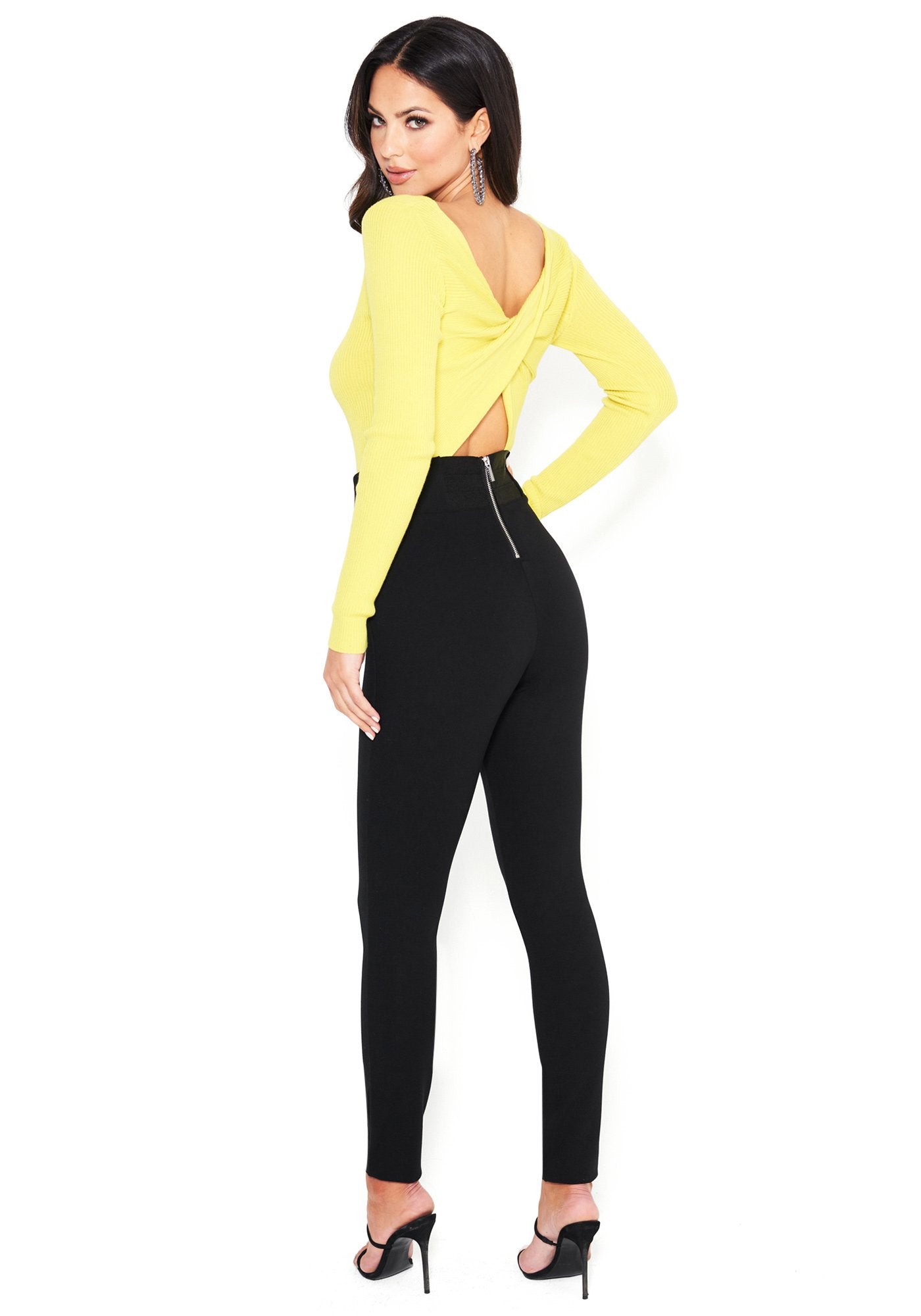 Satiny High Waist Leggings