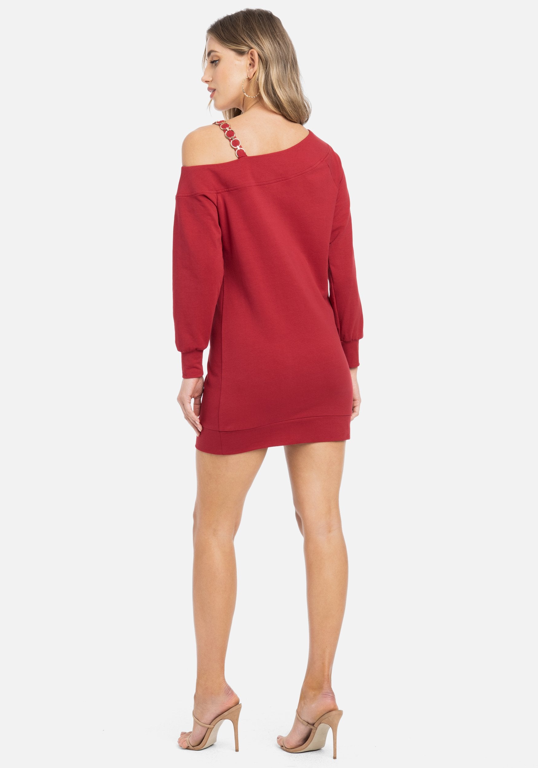 Asymmetrical French Terry Dress