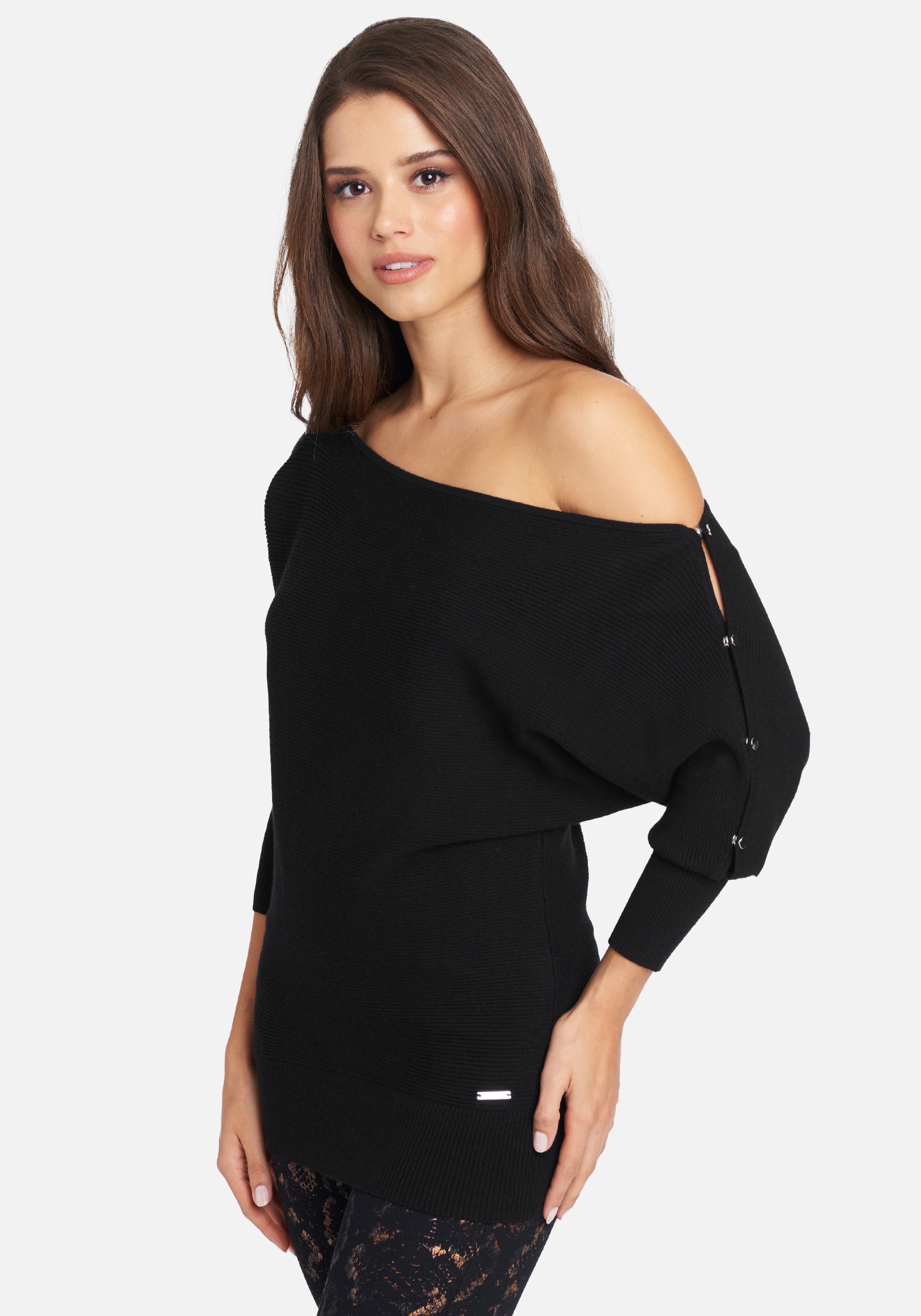 Off The Shoulder Tunic Sweater