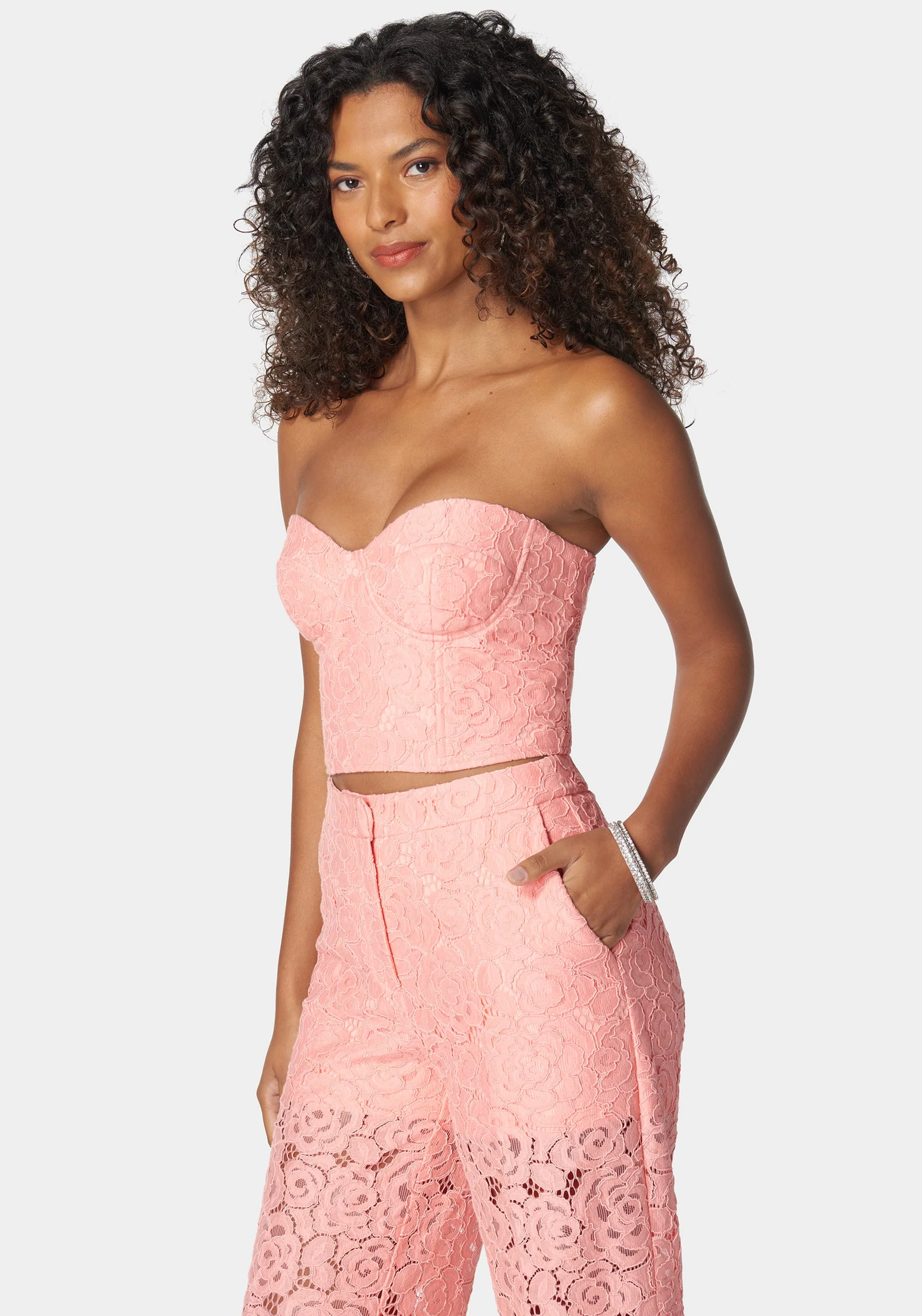 Lace Bustier Top