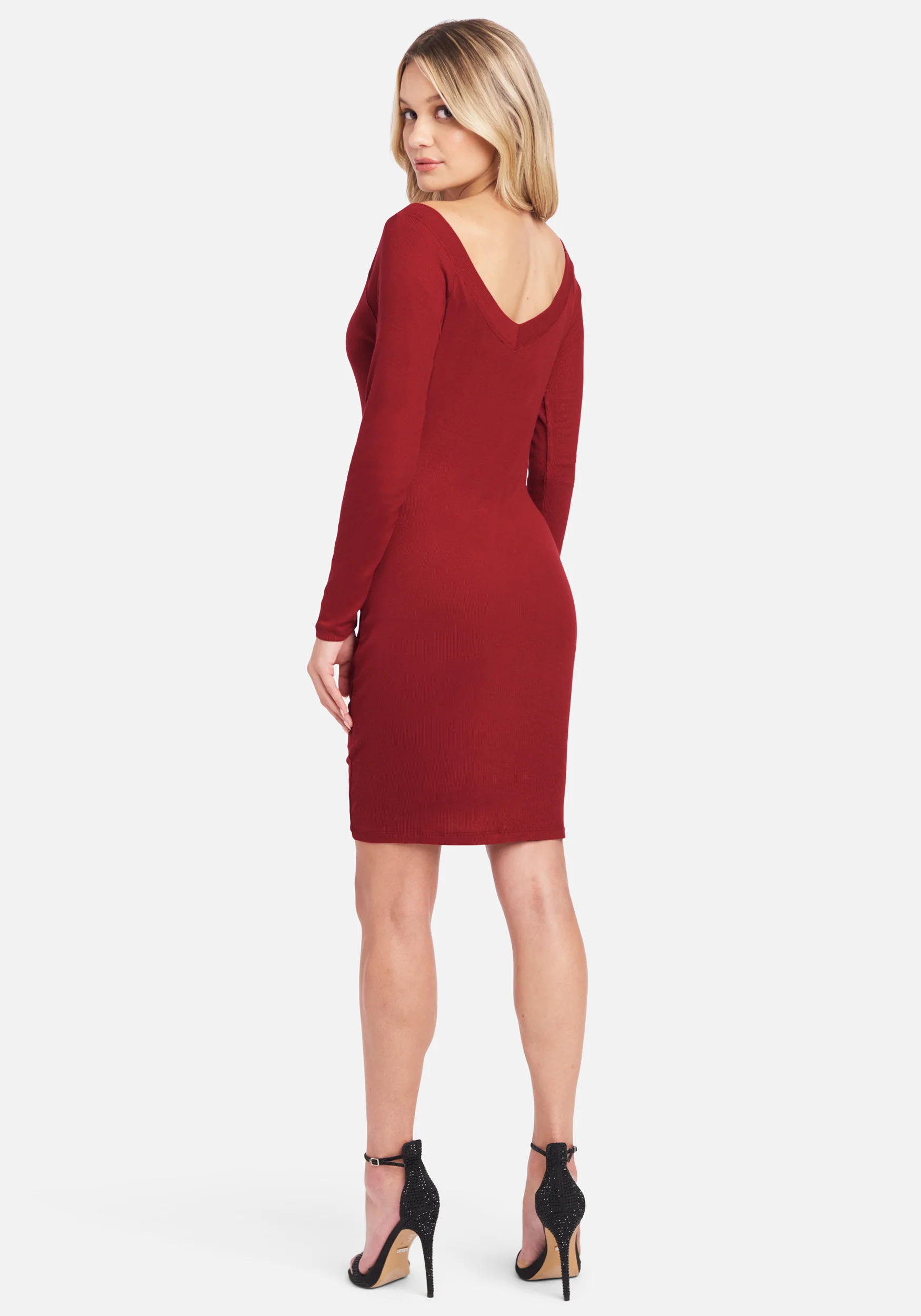 Long Sleeve Logo Dress