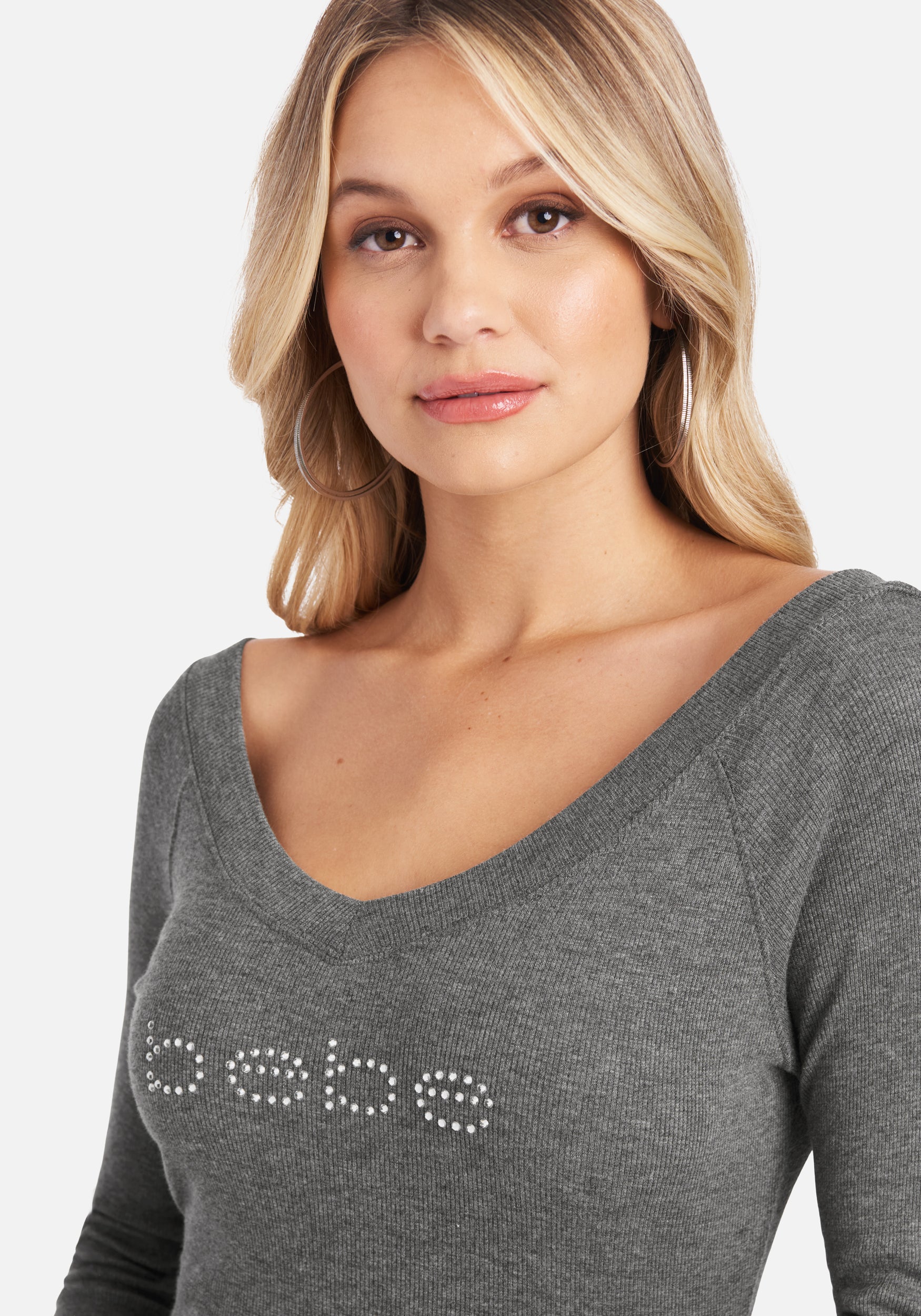 Long Sleeve Logo Dress