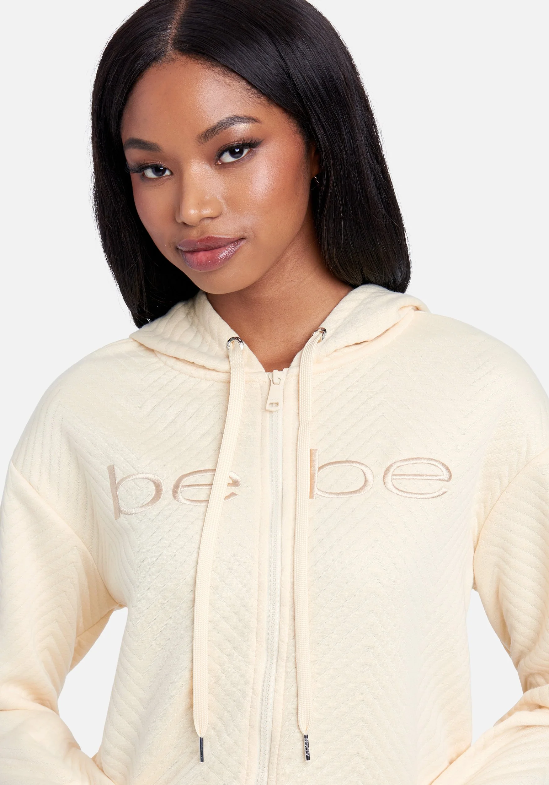 Bebe Logo Quilted Jacket