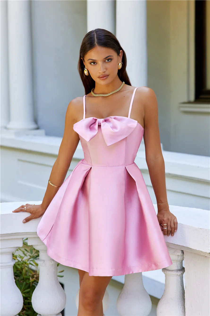 Her Own Moment Mini Dress Pink