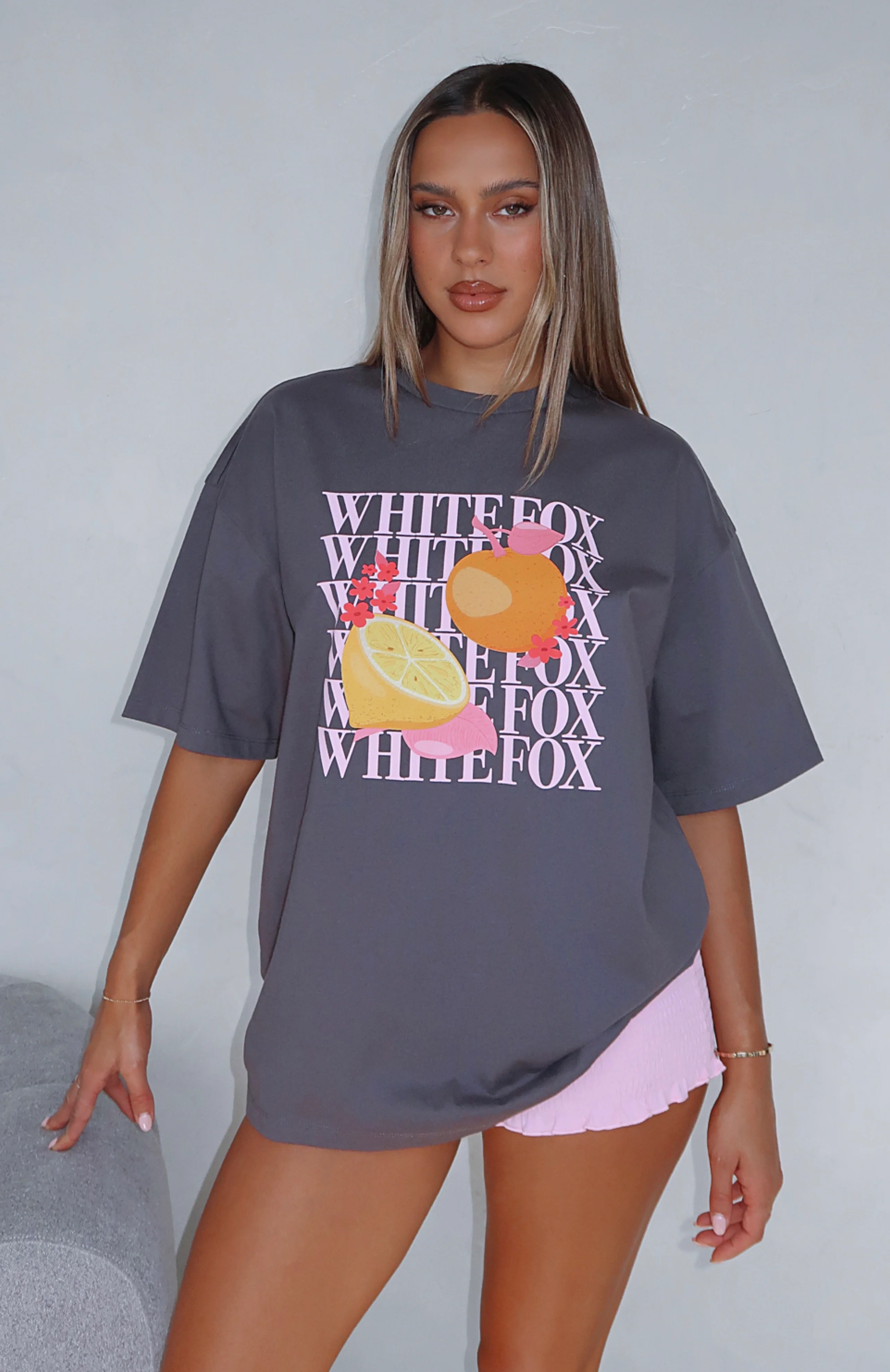 Oh So Sweet Oversized Tee Volcanic