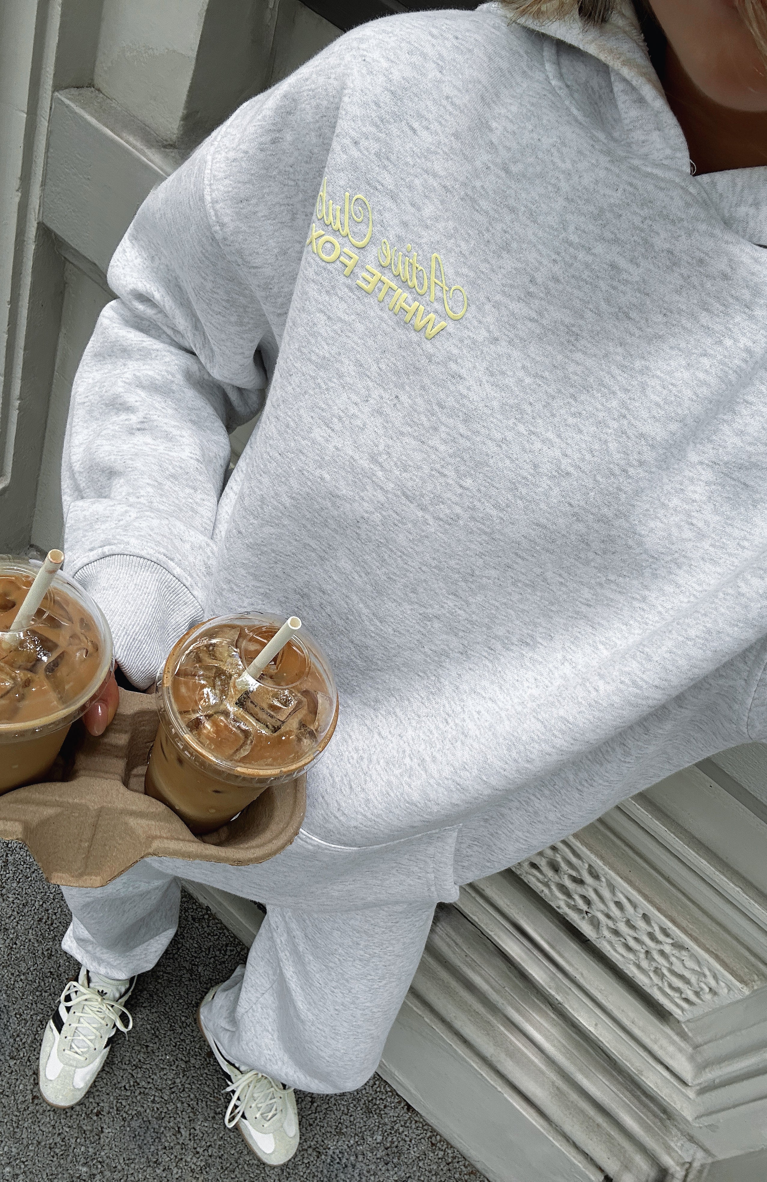 Active Club Oversized Hoodie Grey Marle