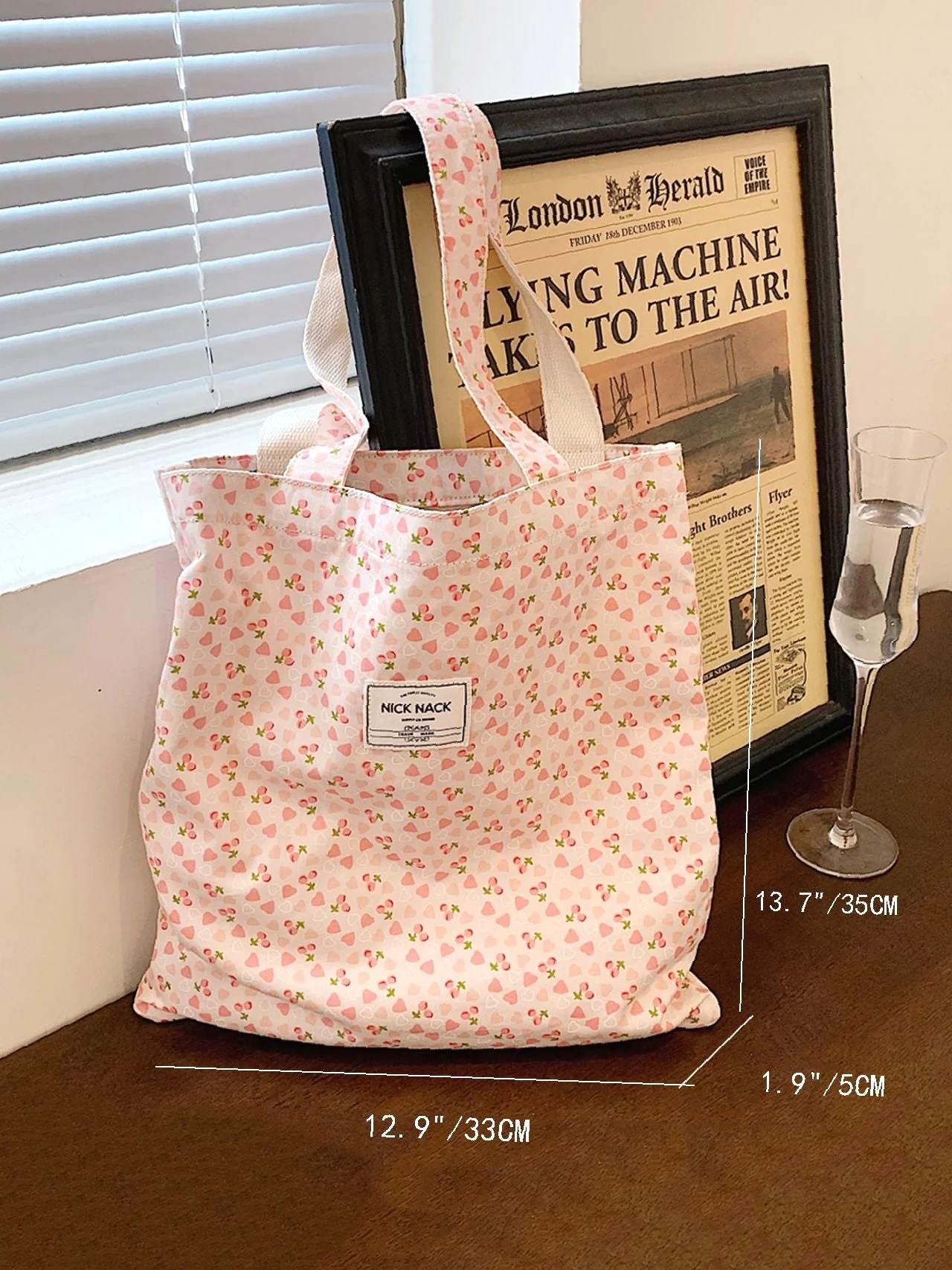 Bag For Love - Ditsy Floral Tote Bag  - Women Tote Bags