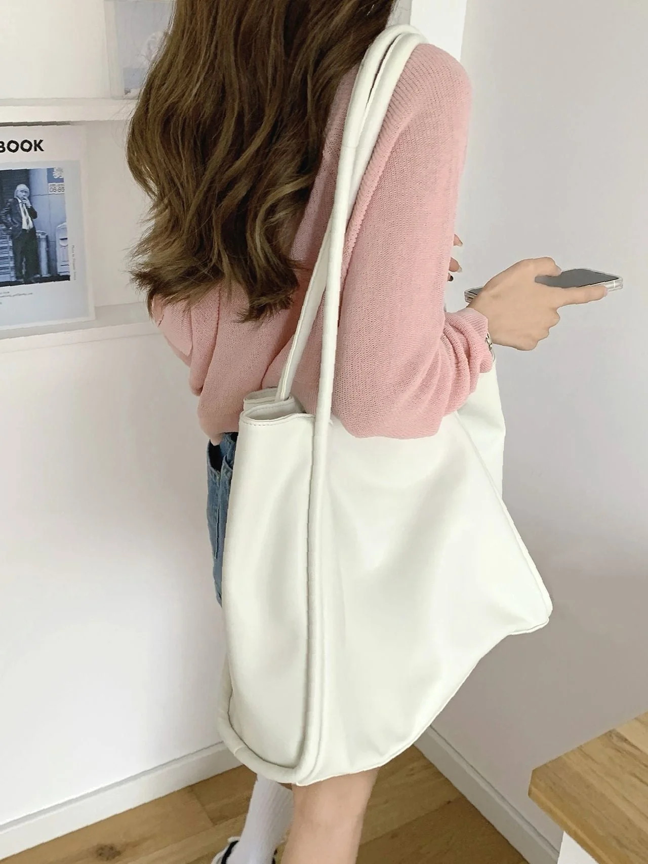 Bag For Love - Minimalist Large Capacity Shoulder Tote Bag  - Women Tote Bags