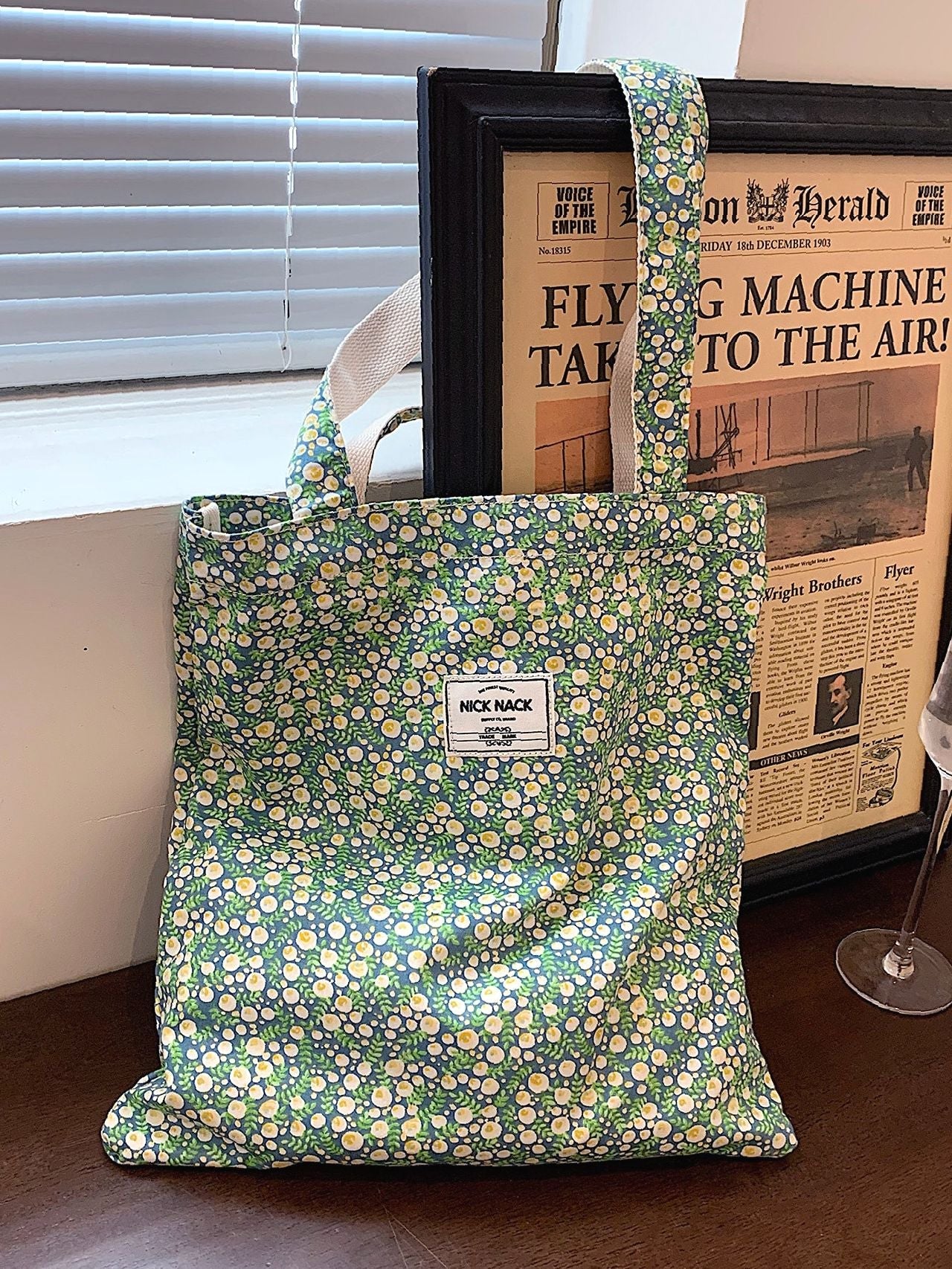 Bag For Love - Ditsy Floral Tote Bag  - Women Tote Bags