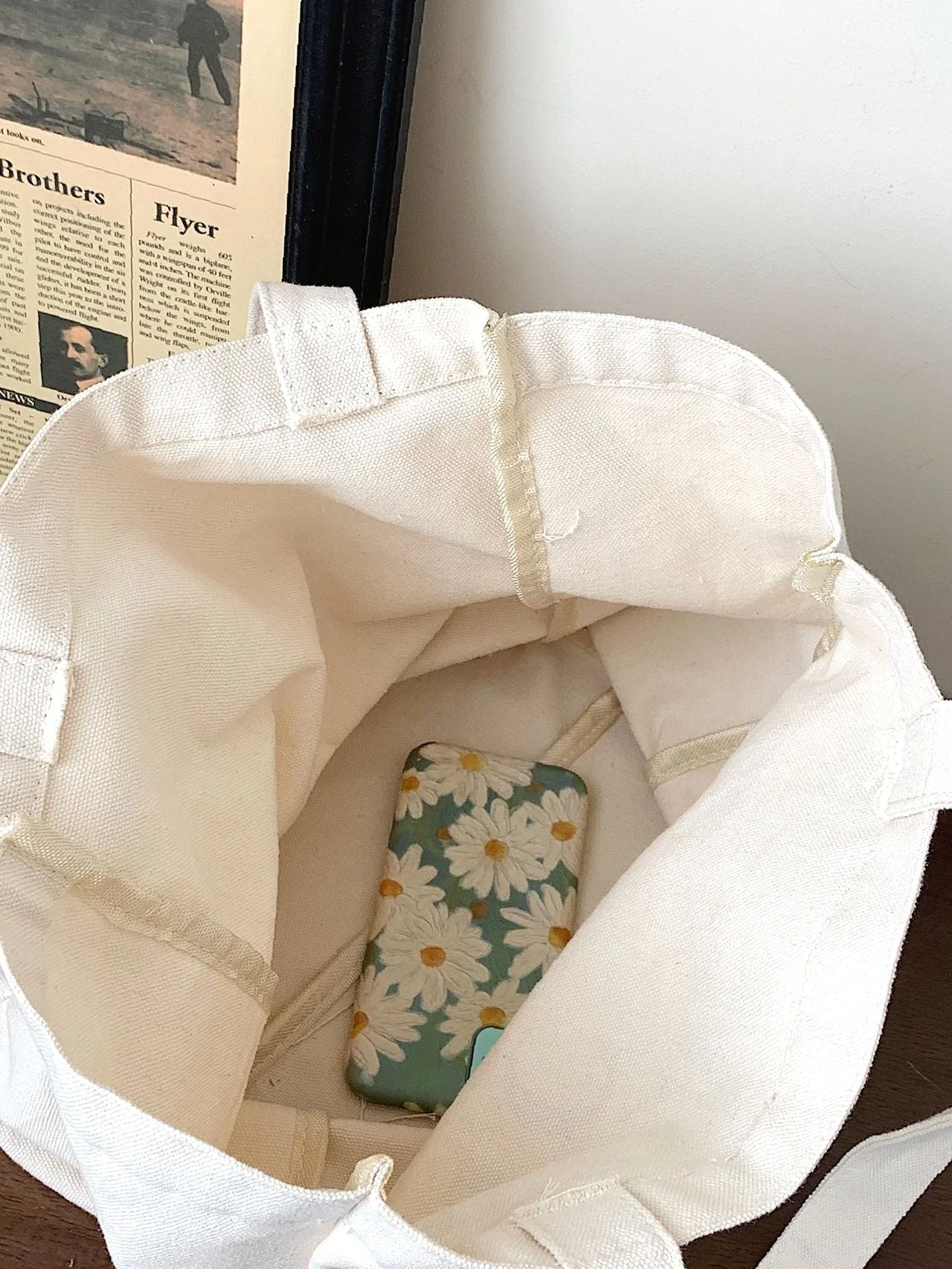 Bag For Love - Letter Graphic Shopper Bag  - Women Tote Bags