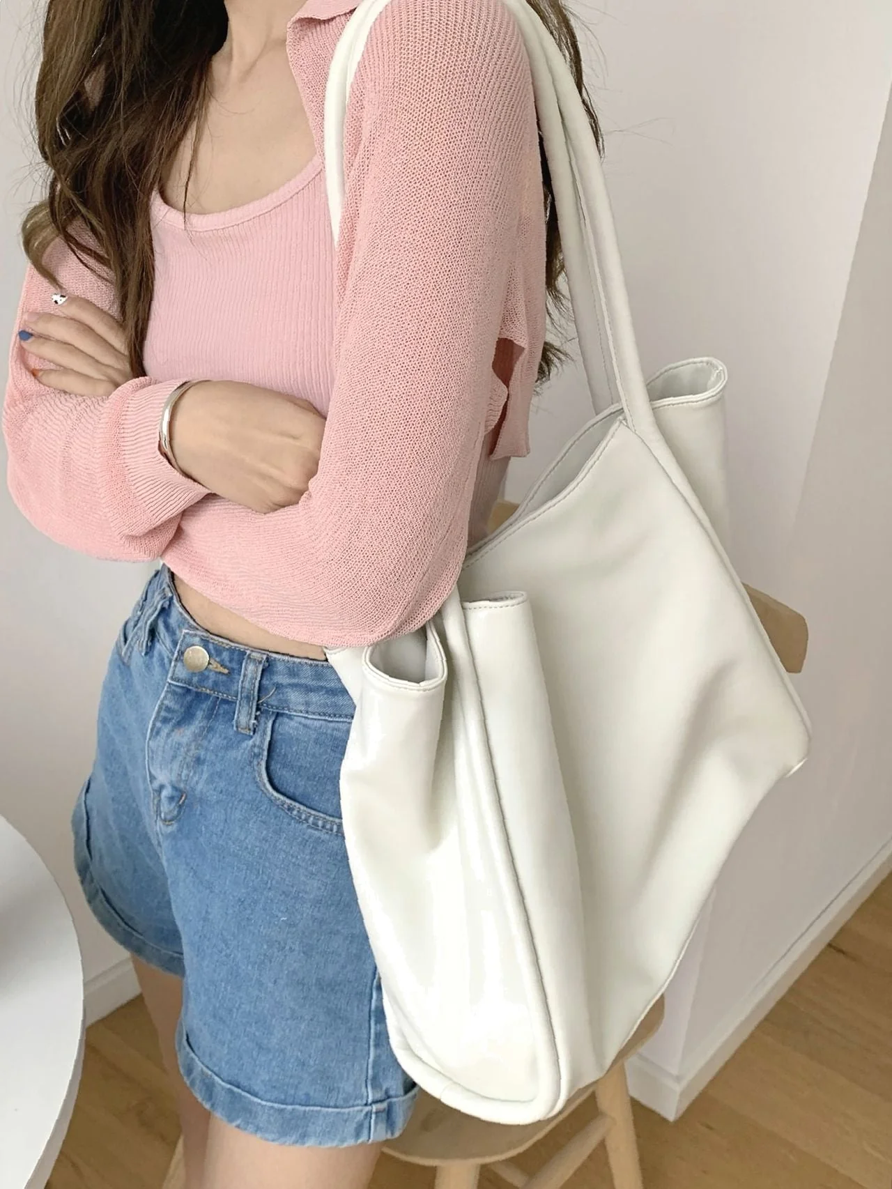 Bag For Love - Minimalist Large Capacity Shoulder Tote Bag  - Women Tote Bags