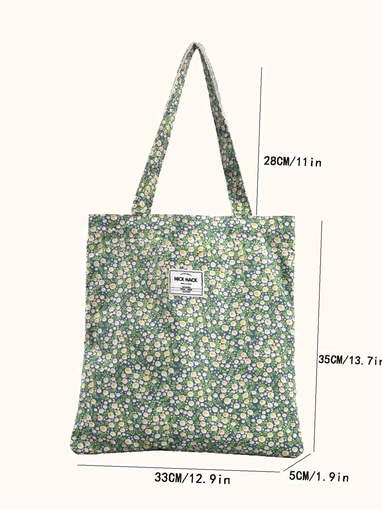 Bag For Love - Ditsy Floral Tote Bag  - Women Tote Bags