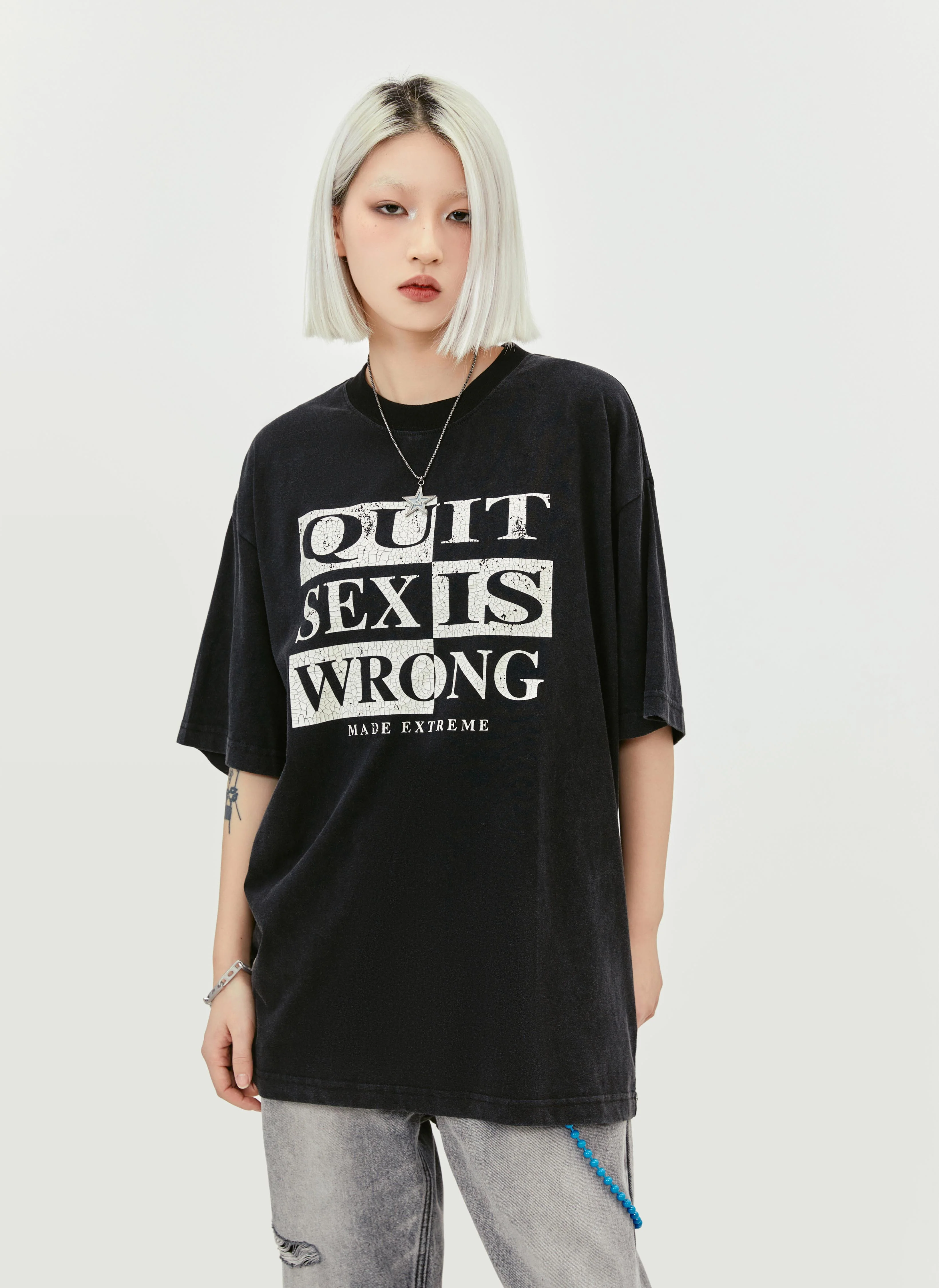 Quit S*X Is Wrong T-Shirt