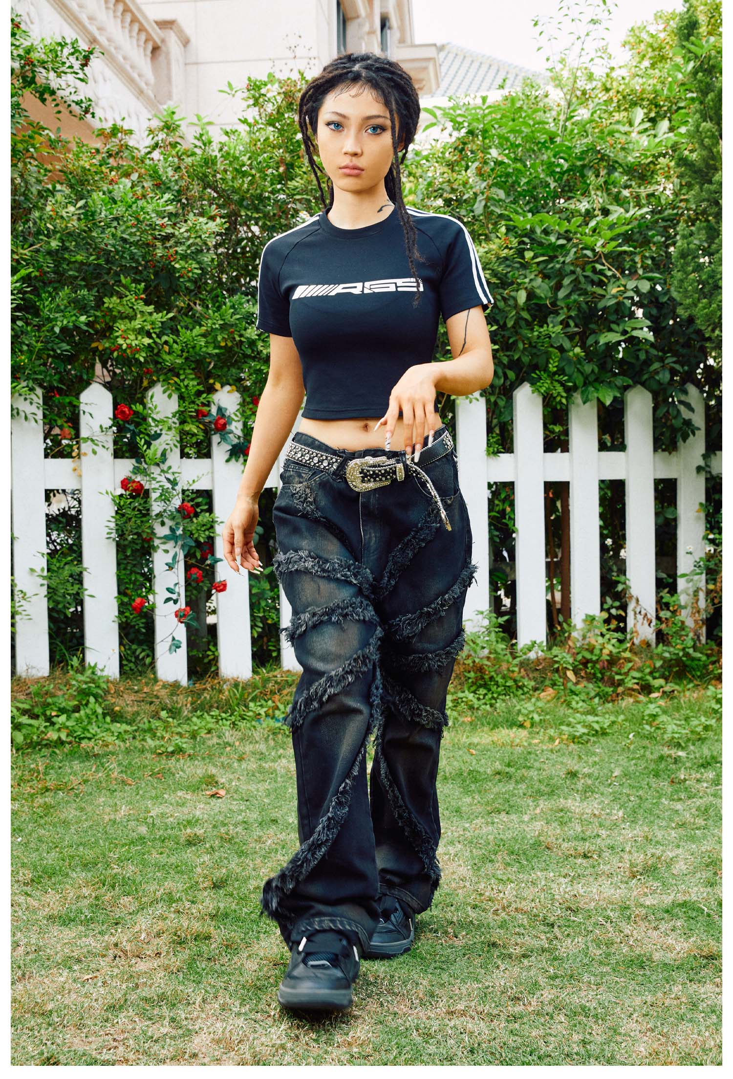 R69 Gigantic Octopus Jeans Pants