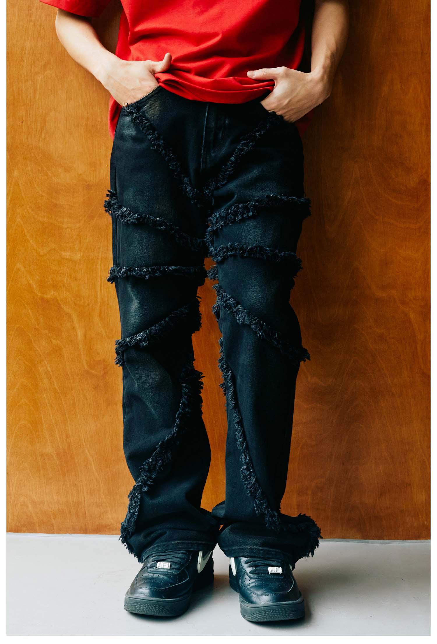 R69 Gigantic Octopus Jeans Pants