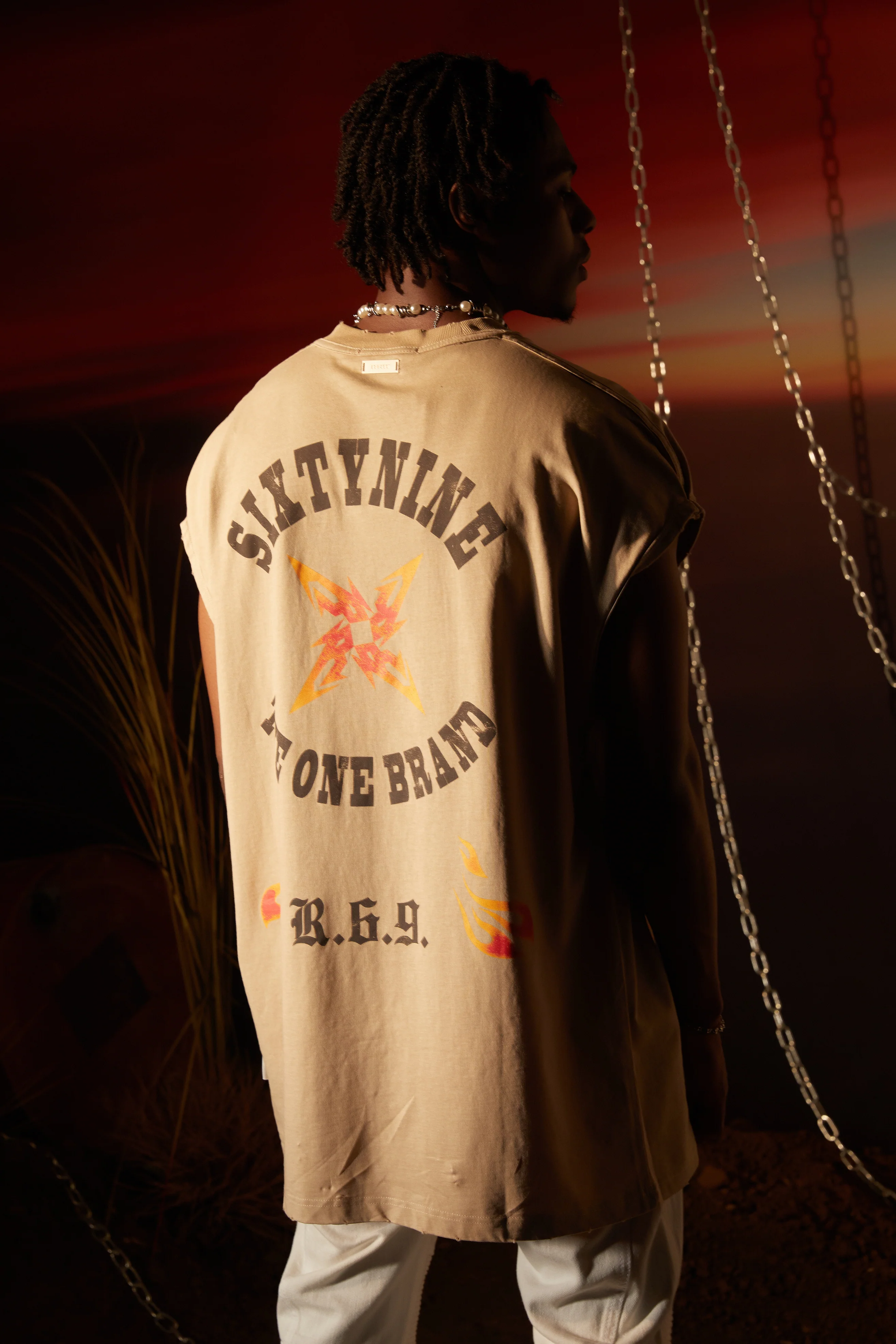 R69 Get The Fire Wings Tank Top