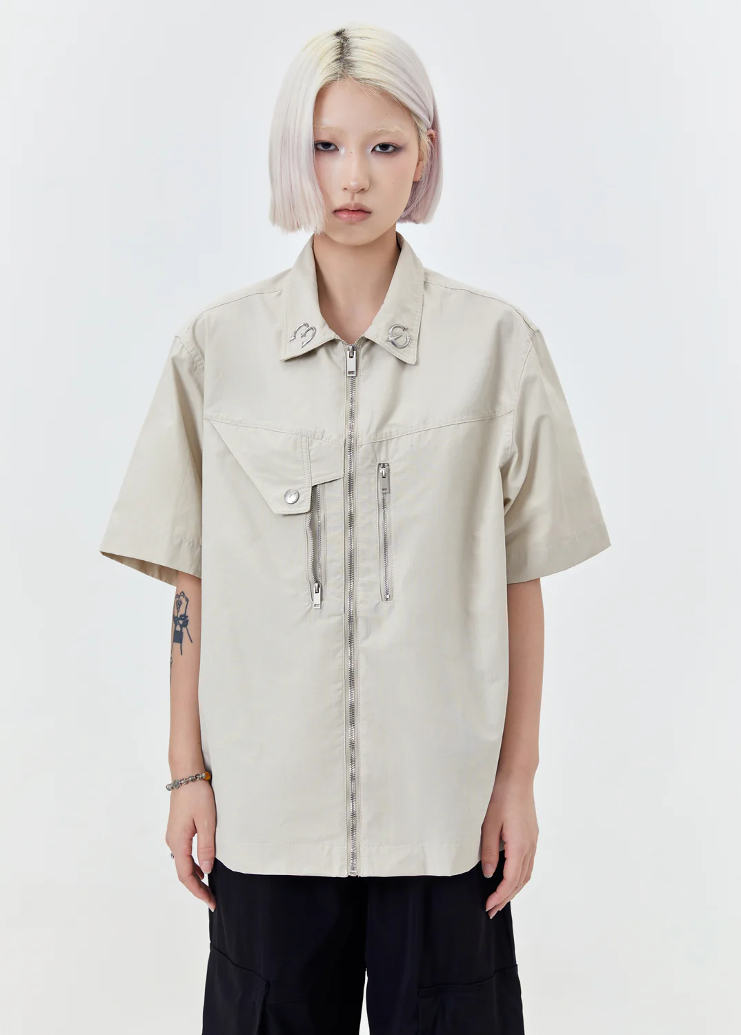 The Basic Zipper Shirt