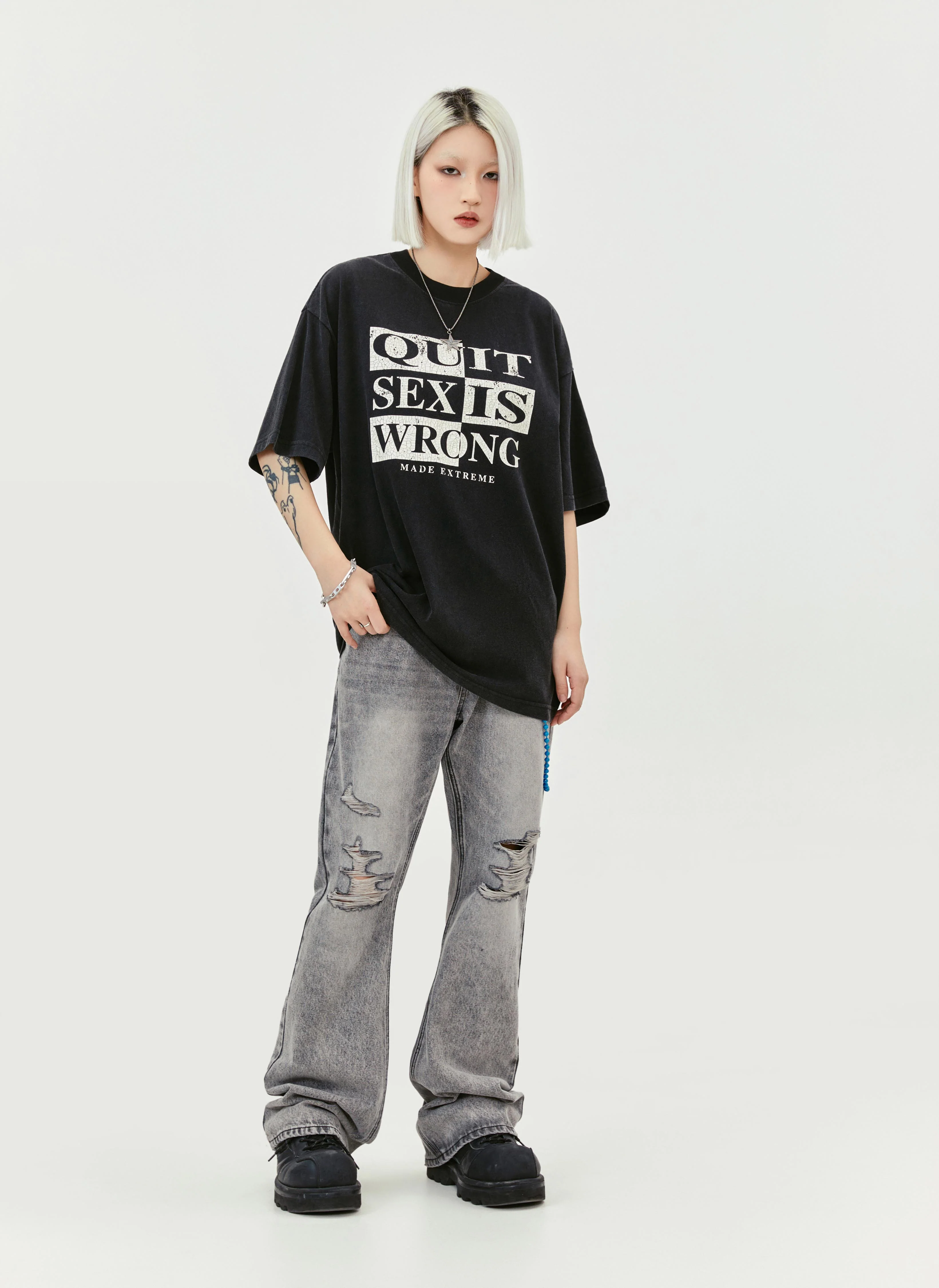 Quit S*X Is Wrong T-Shirt