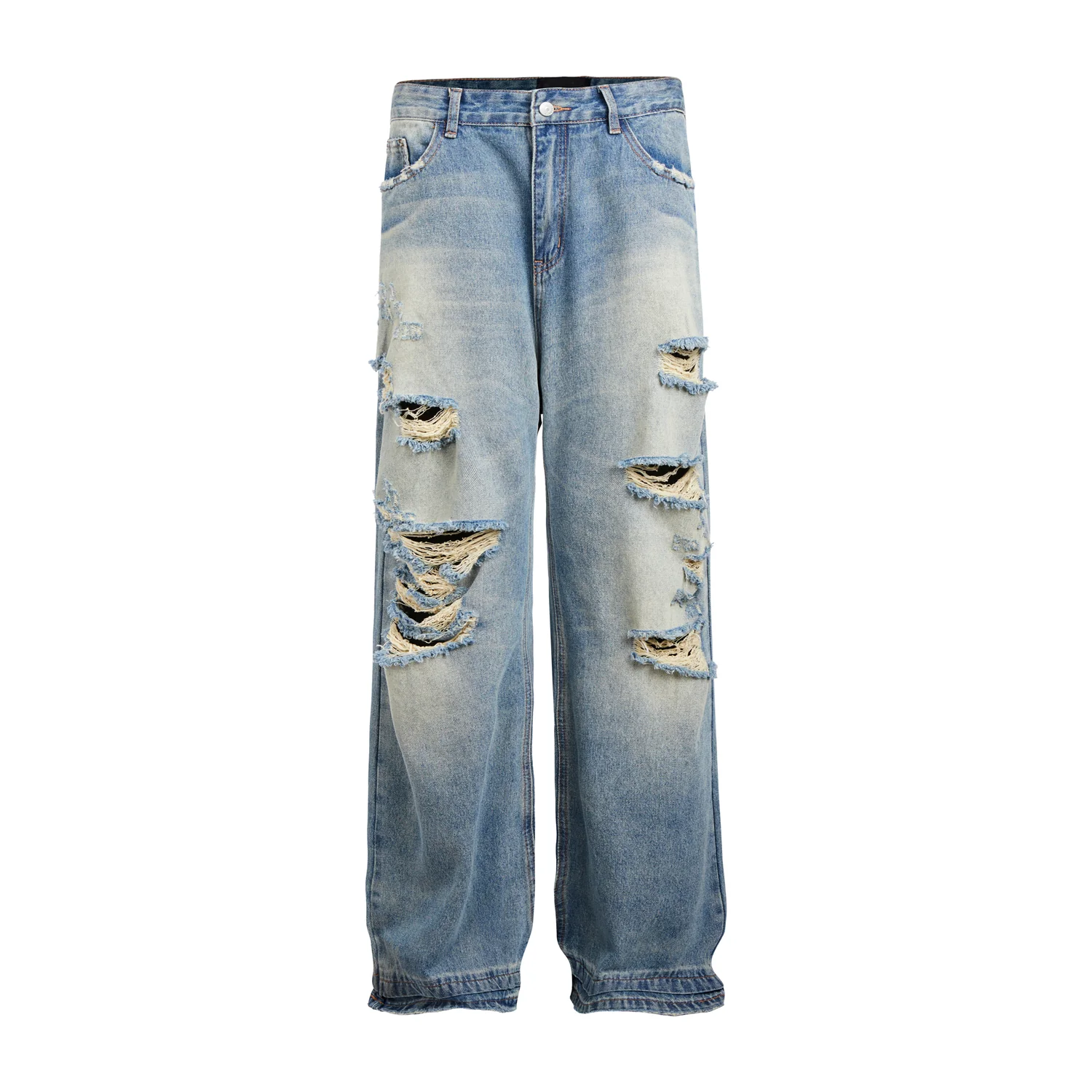 Fish Mouth Jeans Pants
