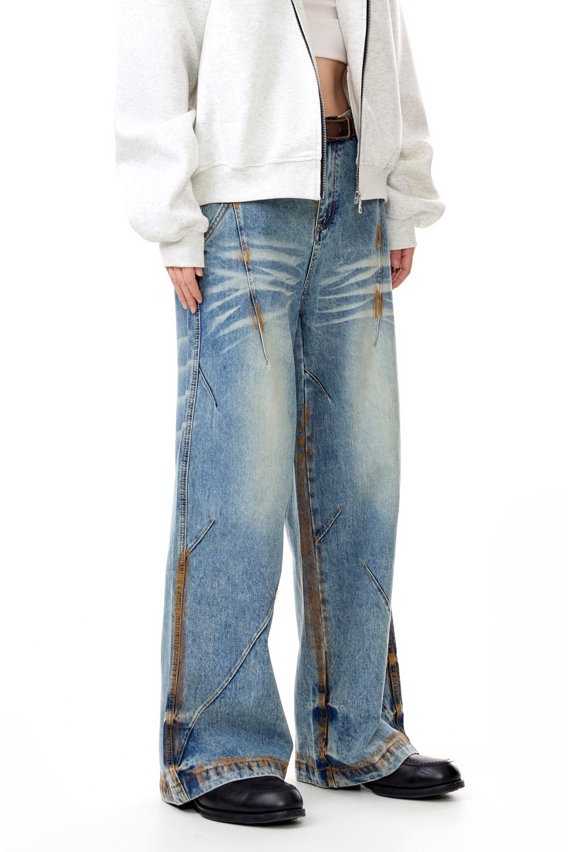 Sewing The Wound Jeans Pants