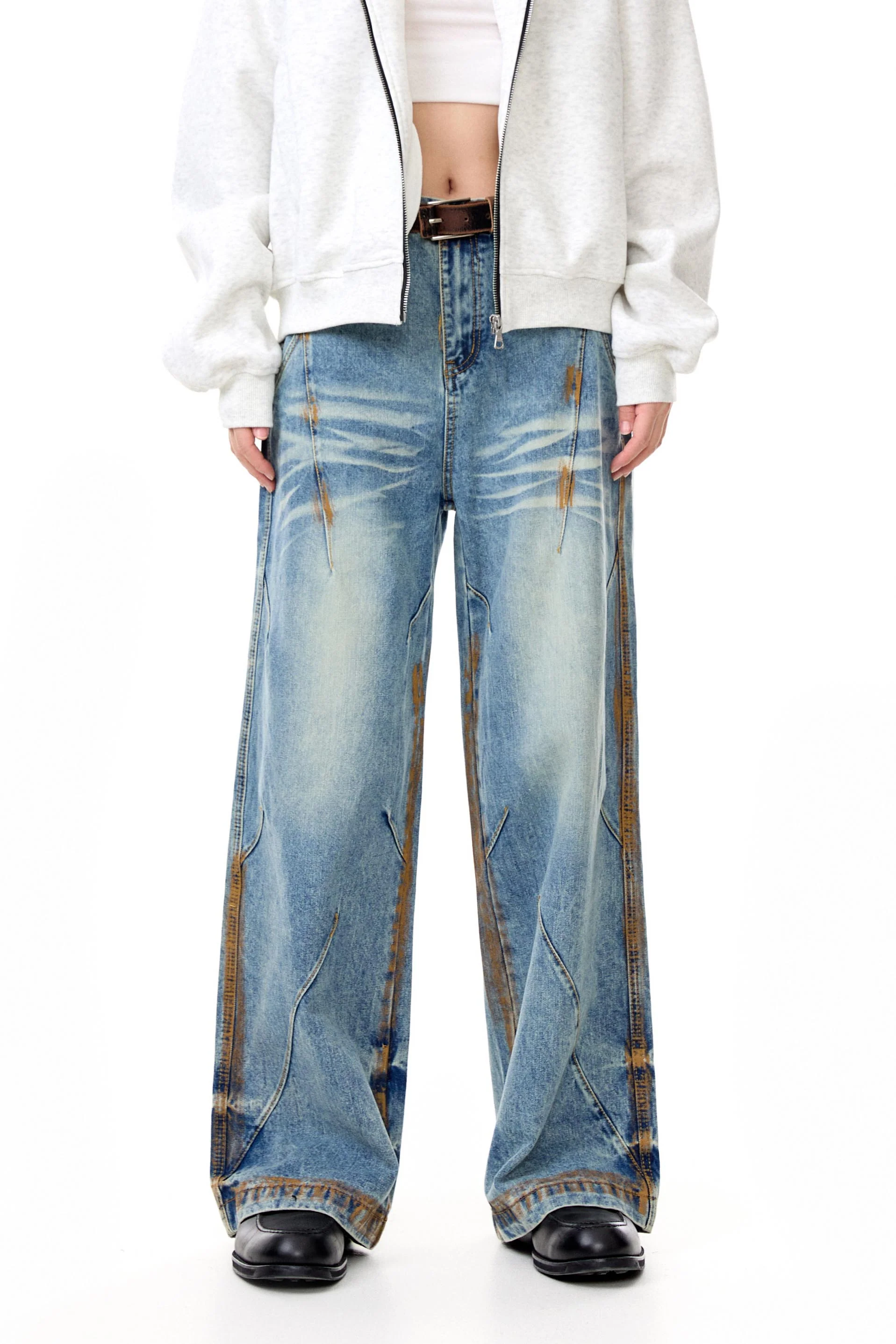 Sewing The Wound Jeans Pants