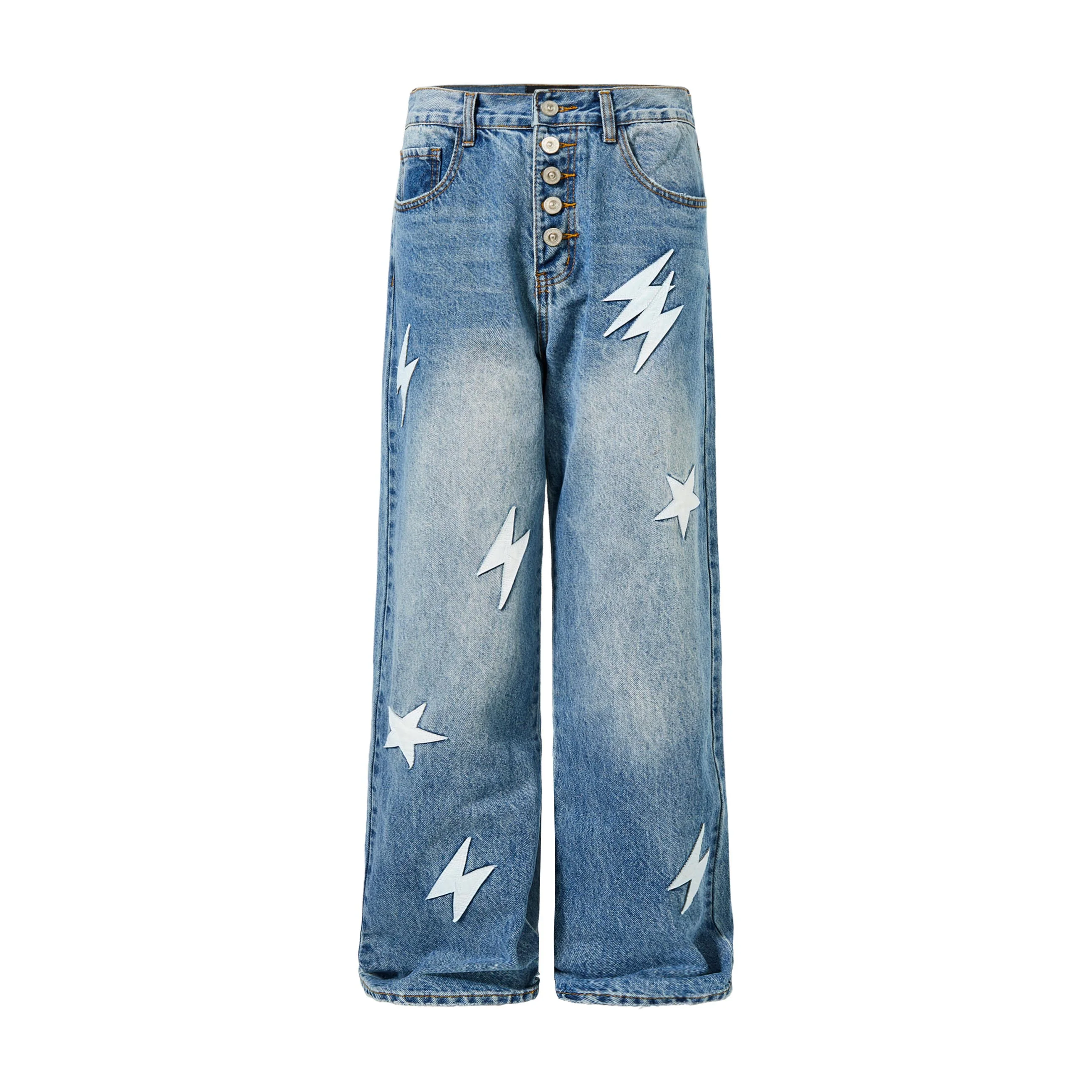 Lightning Star Jeans Pants