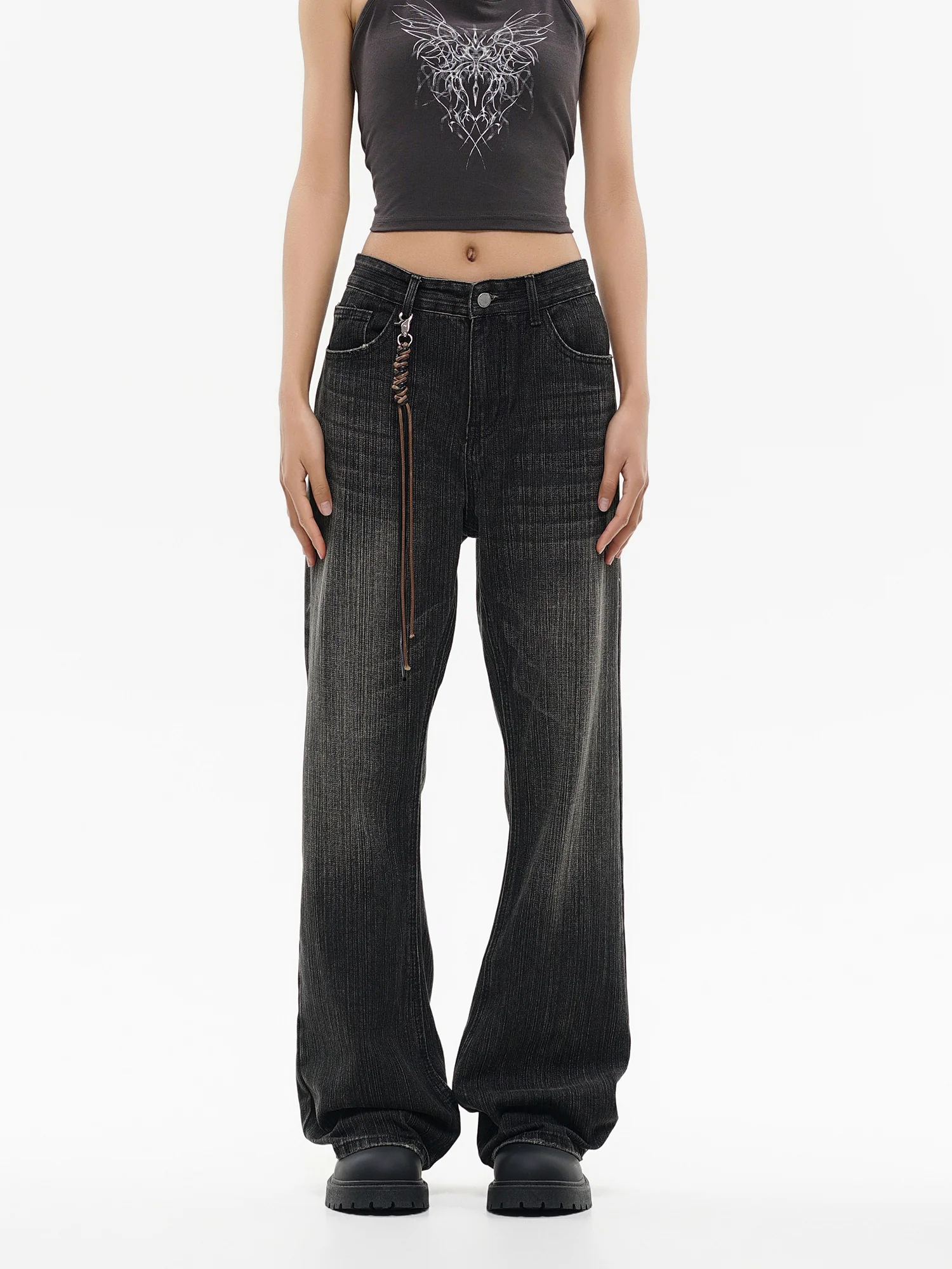 Don'T Beg For The Past Denim Pants