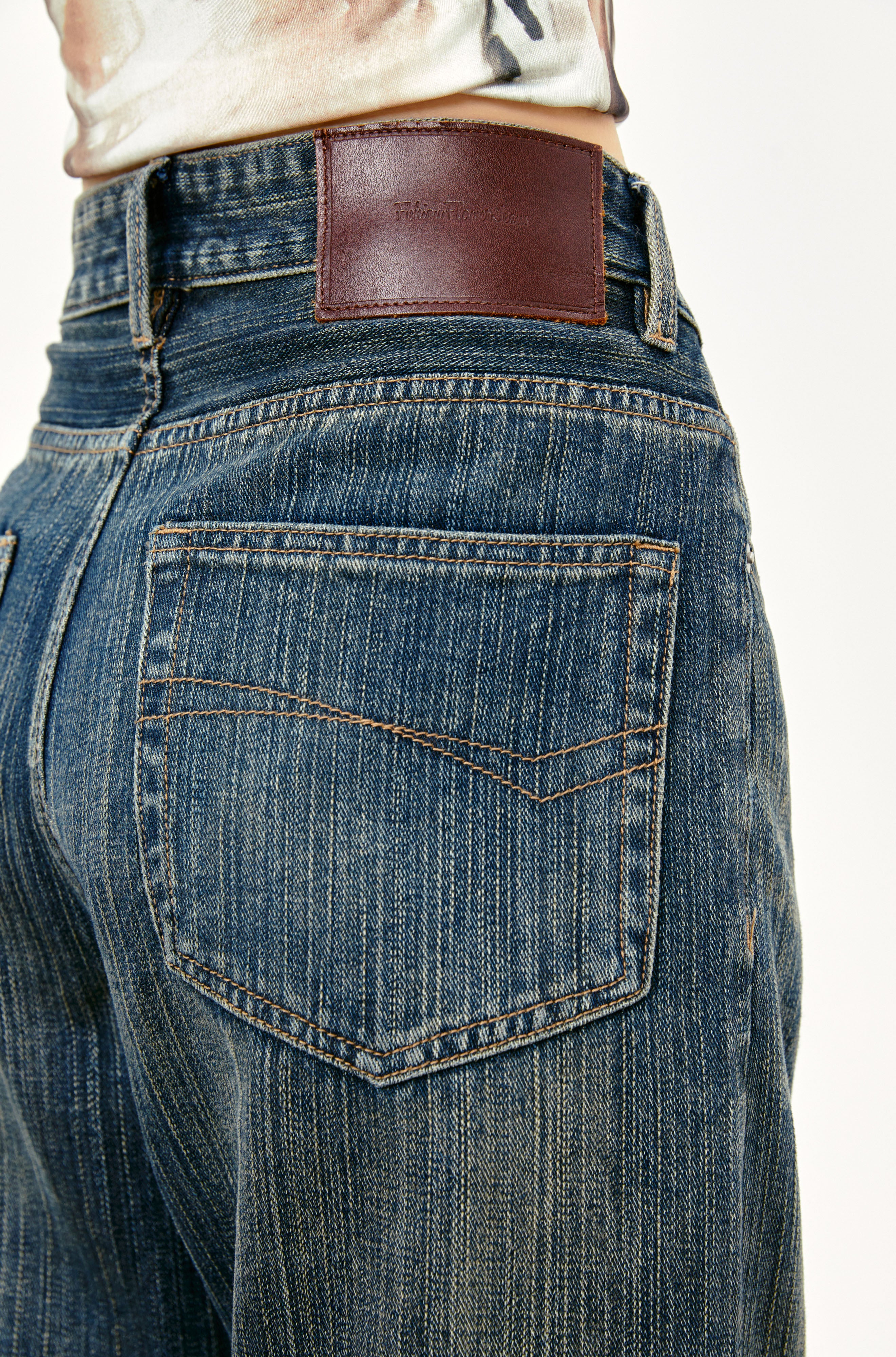 Bamboo Blinds Jeans Pants