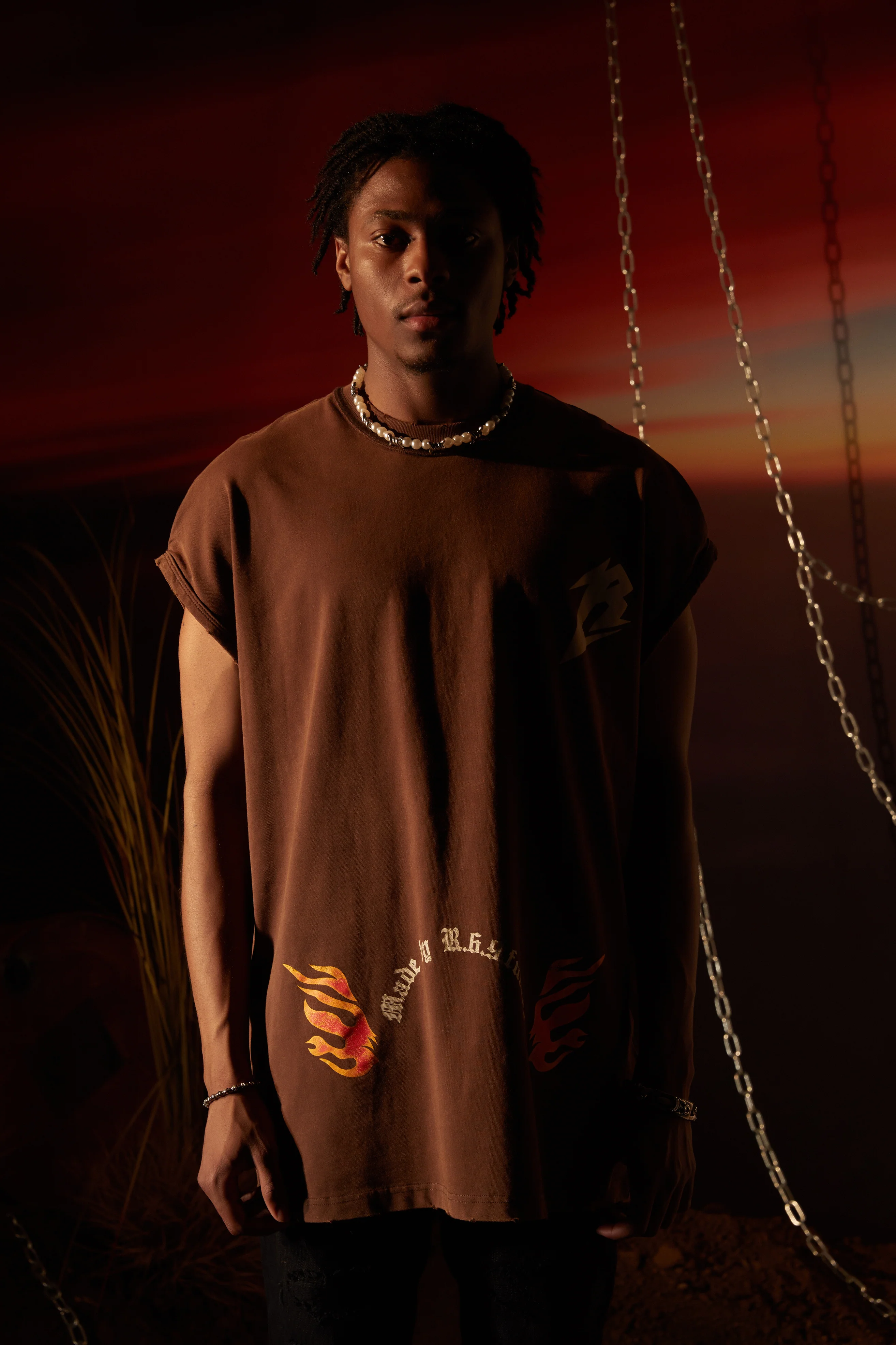 R69 Get The Fire Wings Tank Top