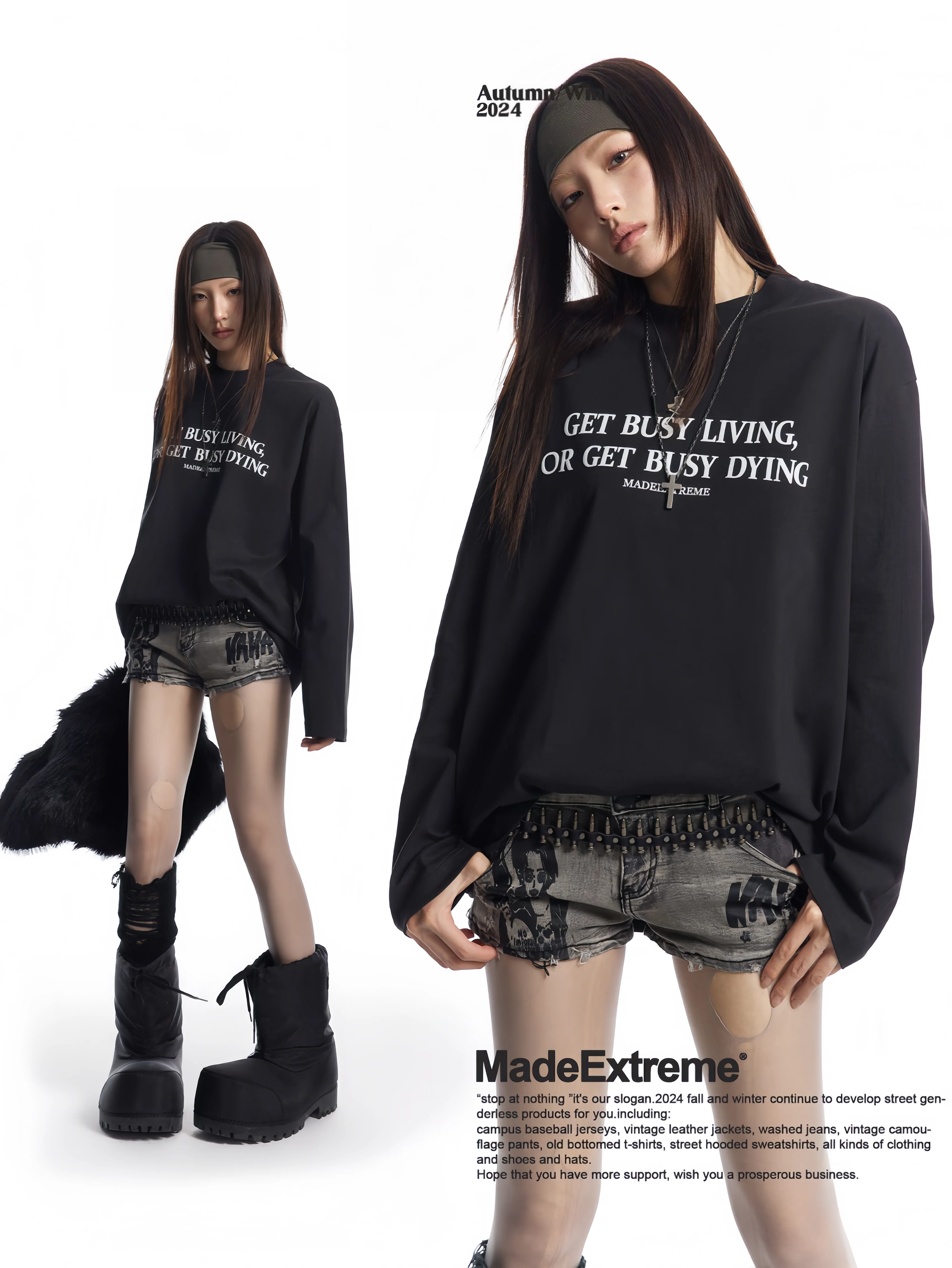 Get Busy Living Or Get Busy Dying Long-Sleeve